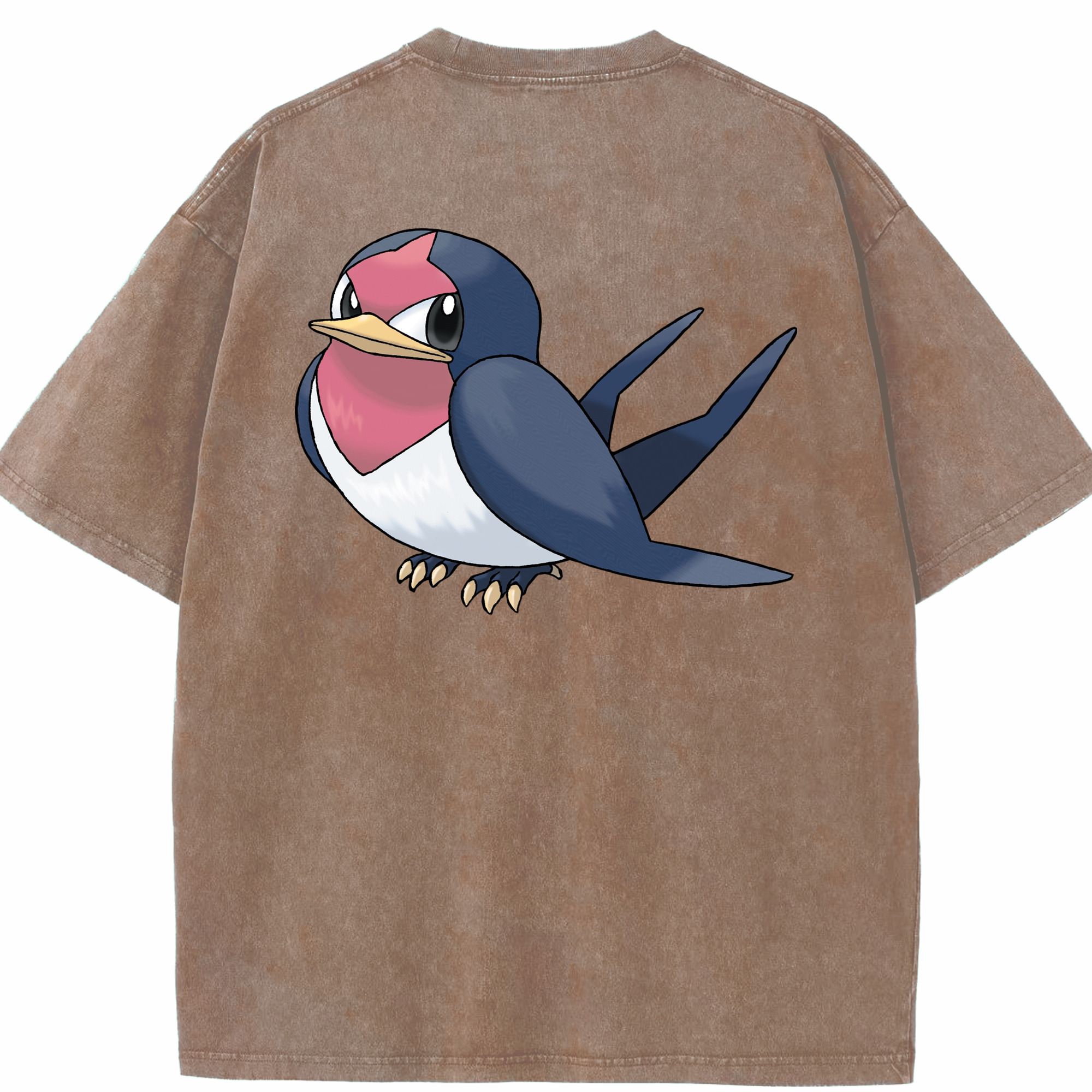 （画像用） ポケットモンスター Pokémon 綿100% ヴィンテージ風 半袖Tシャツ（背面プリント）