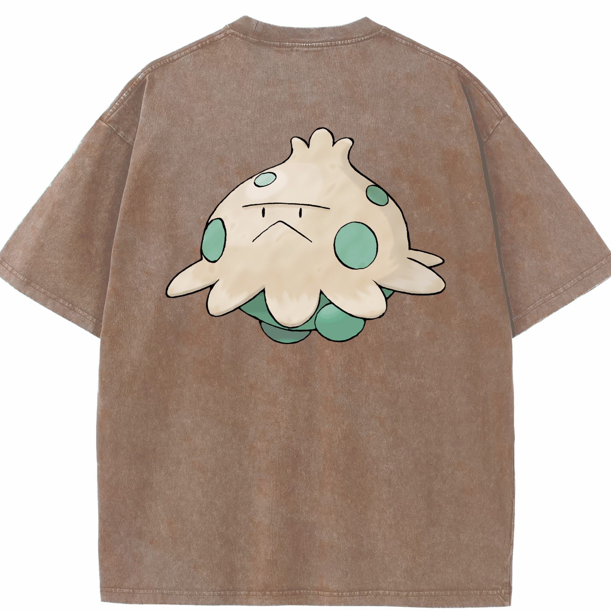 （画像用） ポケットモンスター Pokémon 綿100% ヴィンテージ風 半袖Tシャツ（背面プリント）