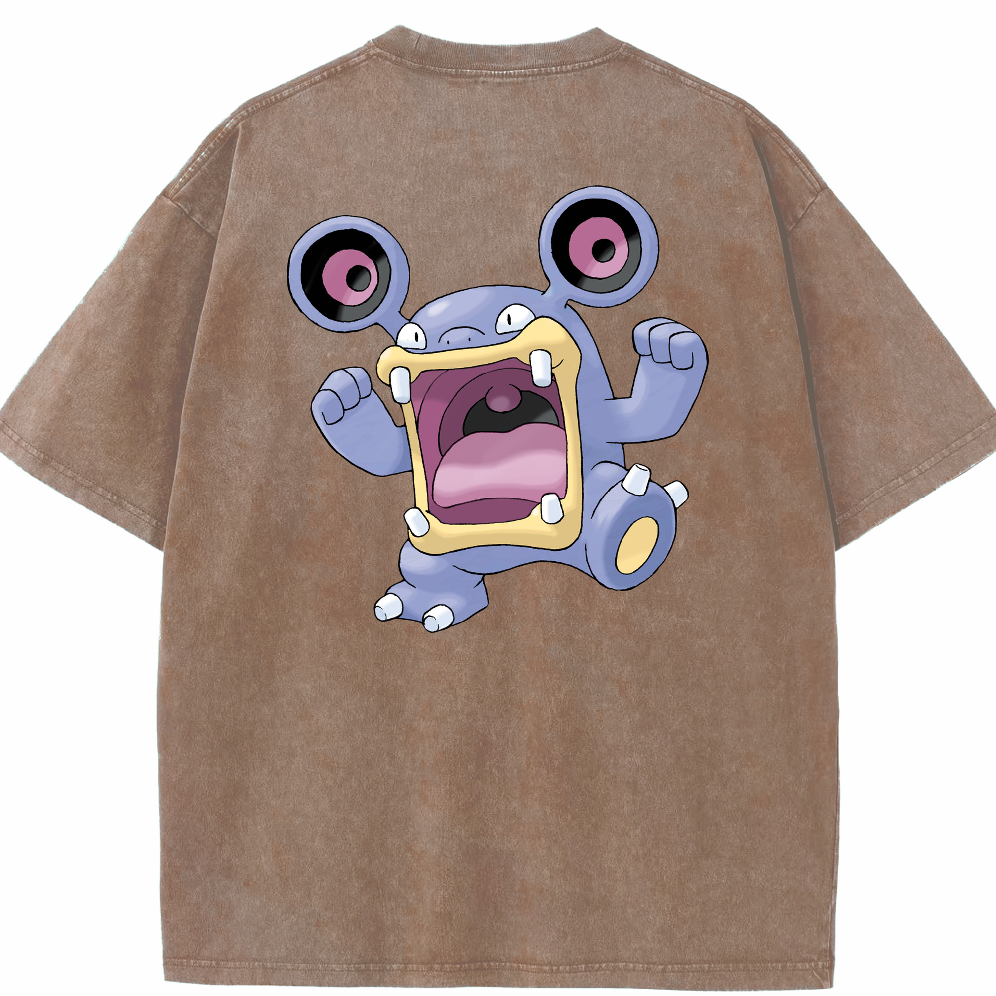 （画像用） ポケットモンスター Pokémon 綿100% ヴィンテージ風 半袖Tシャツ（背面プリント）