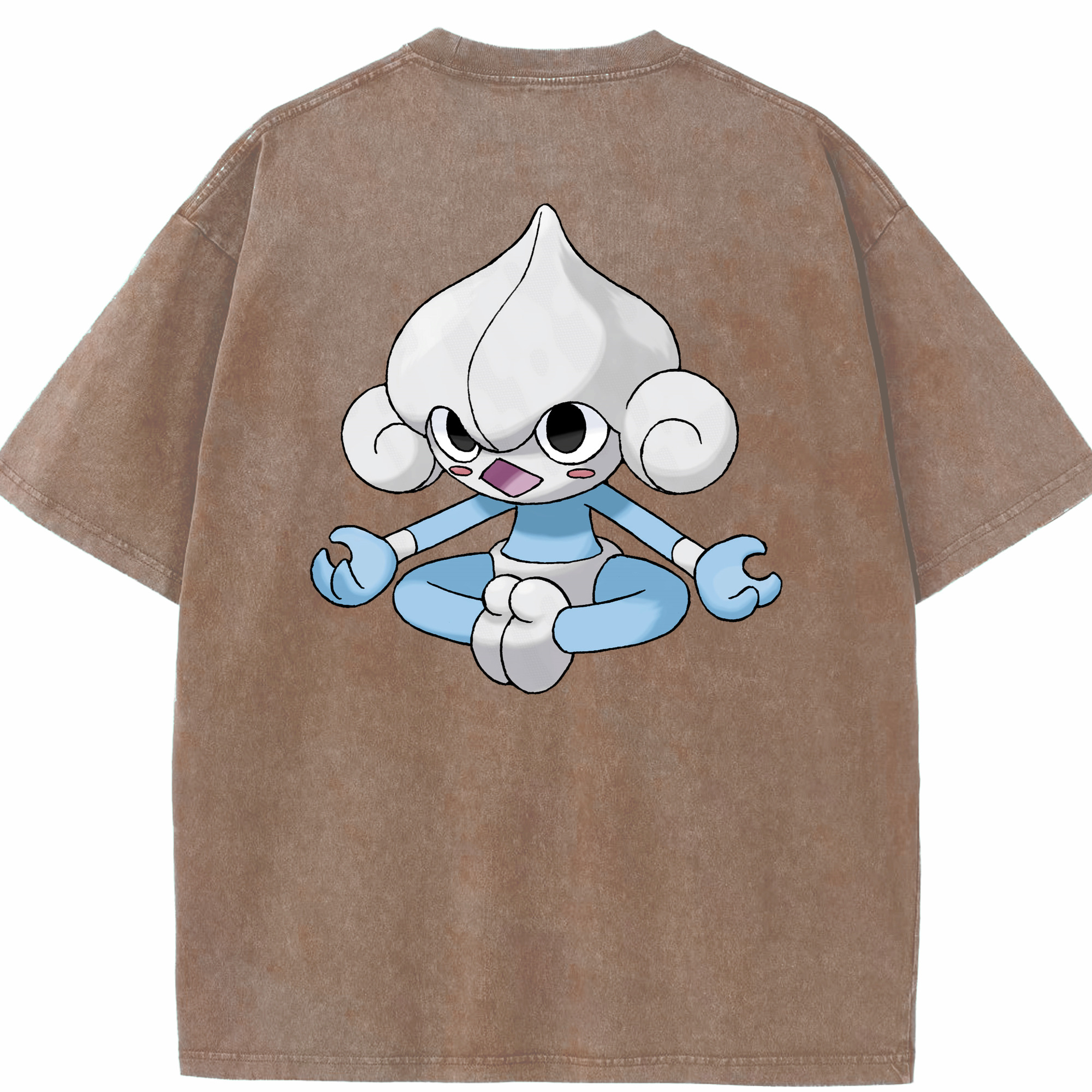 （画像用） ポケットモンスター Pokémon 綿100% ヴィンテージ風 半袖Tシャツ（背面プリント）