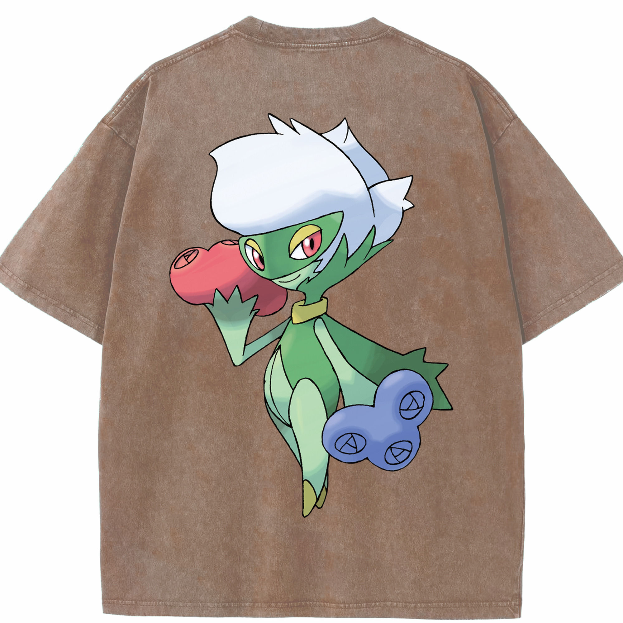 （画像用） ポケットモンスター Pokémon 綿100% ヴィンテージ風 半袖Tシャツ（背面プリント）