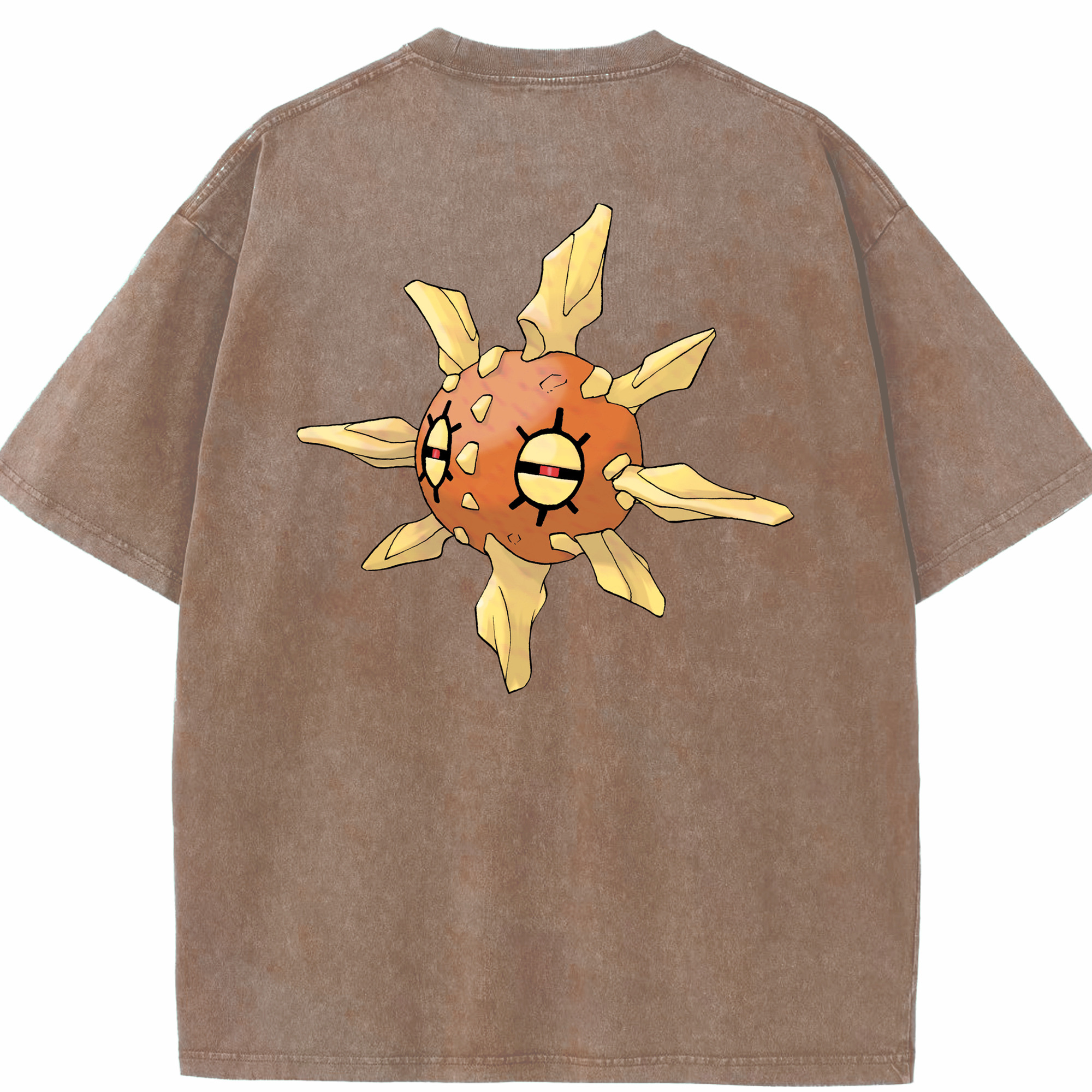 （画像用） ポケットモンスター Pokémon 綿100% ヴィンテージ風 半袖Tシャツ（背面プリント）
