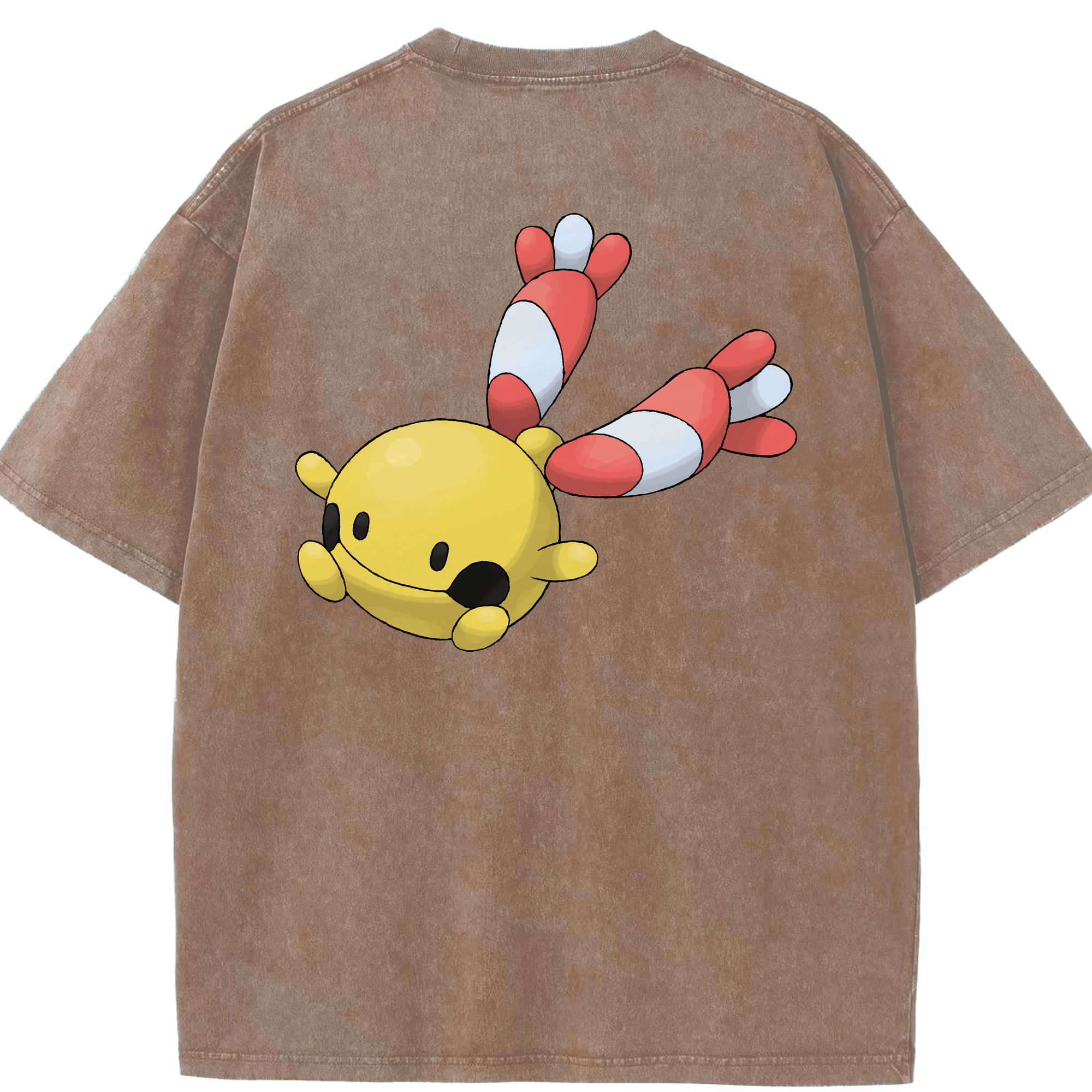 （画像用） ポケットモンスター Pokémon 綿100% ヴィンテージ風 半袖Tシャツ（背面プリント）