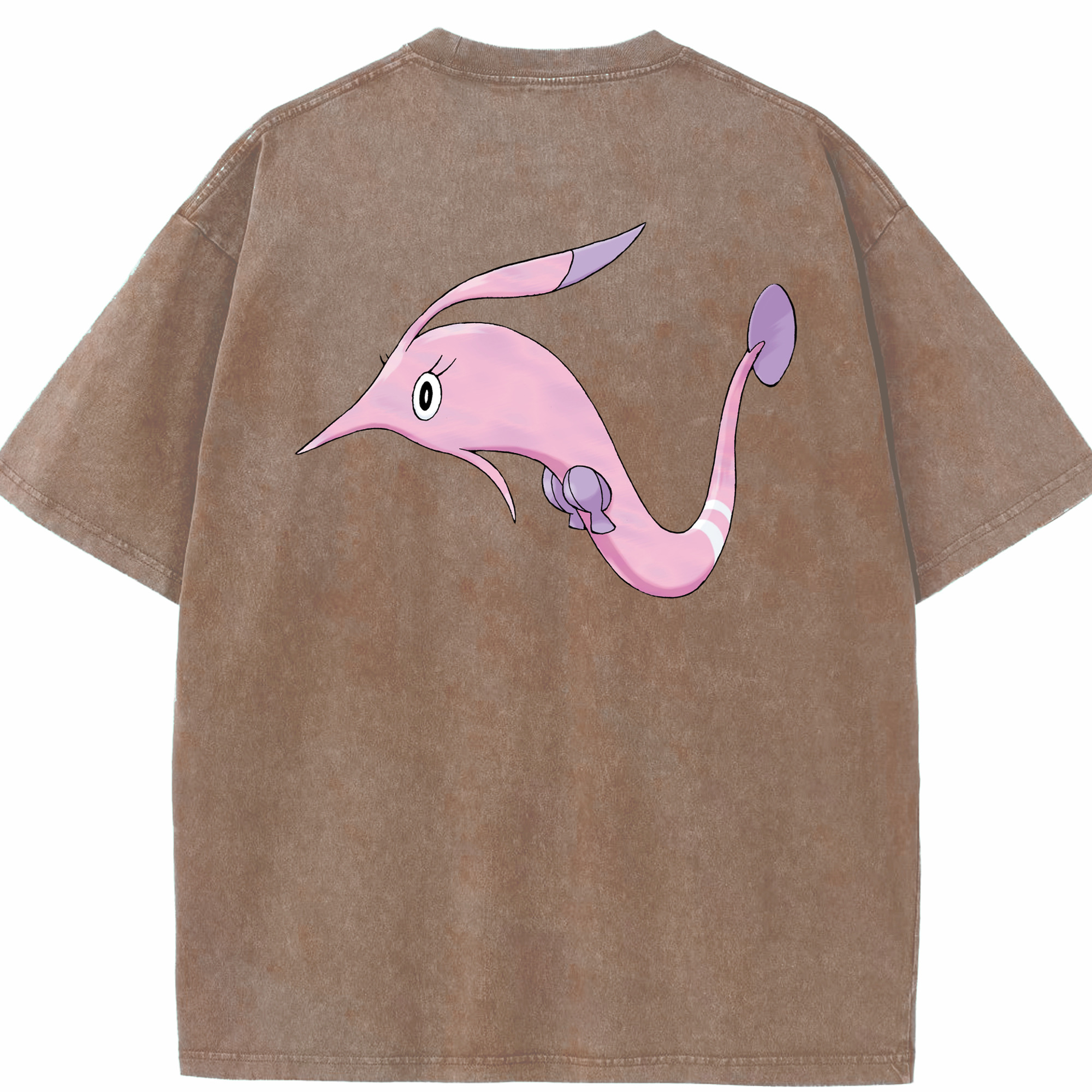 （画像用） ポケットモンスター Pokémon 綿100% ヴィンテージ風 半袖Tシャツ（背面プリント）