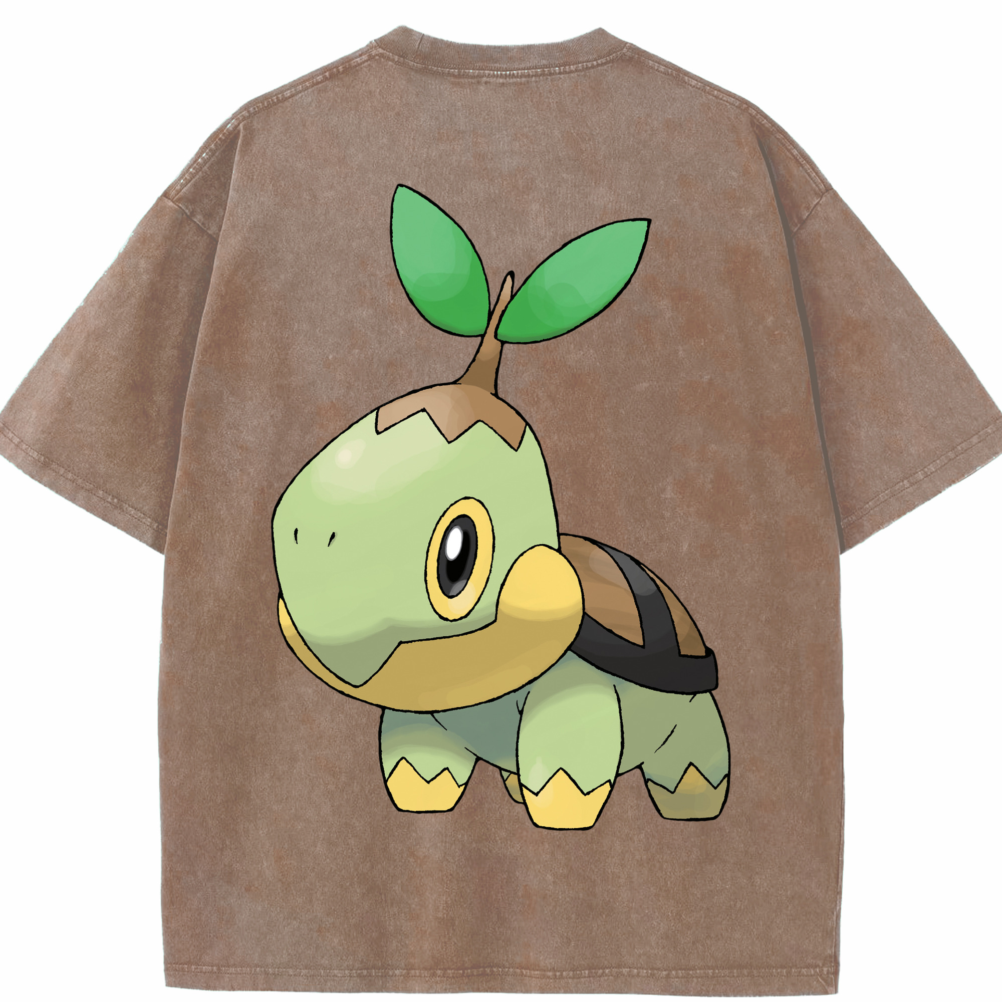 （画像用） ポケットモンスター Pokémon 綿100% ヴィンテージ風 半袖Tシャツ（背面プリント）