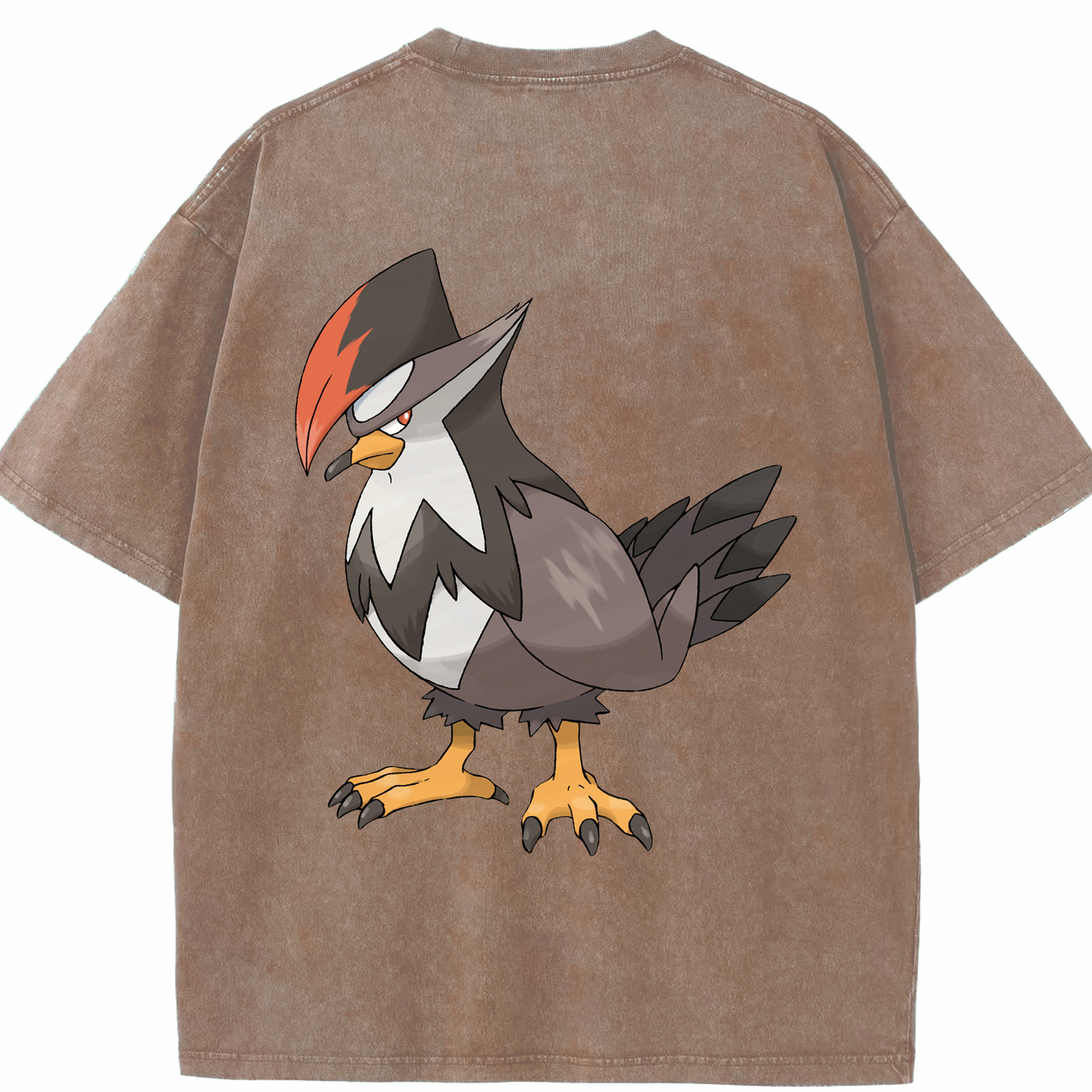 （画像用） ポケットモンスター Pokémon 綿100% ヴィンテージ風 半袖Tシャツ（背面プリント）