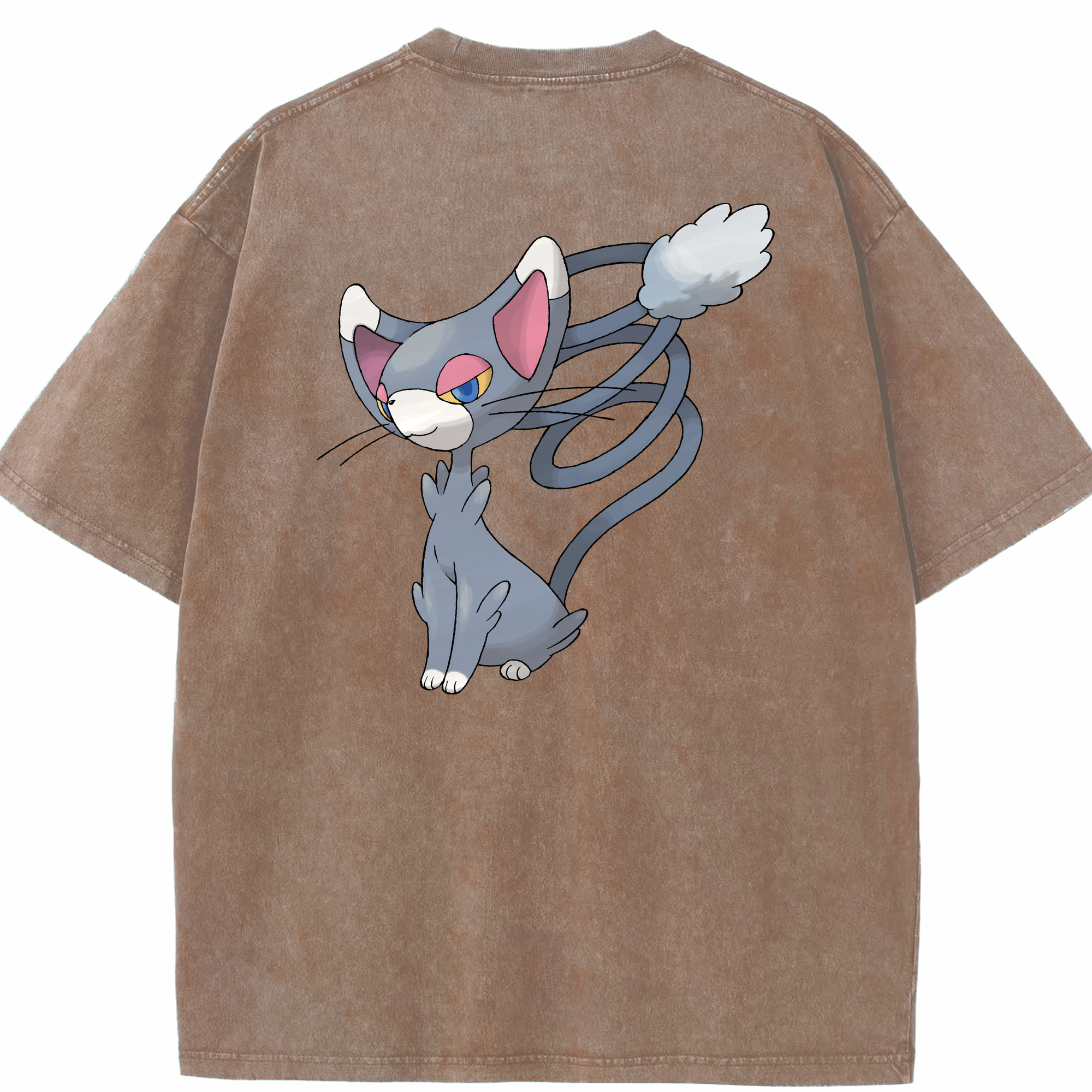 （画像用） ポケットモンスター Pokémon 綿100% ヴィンテージ風 半袖Tシャツ（背面プリント）