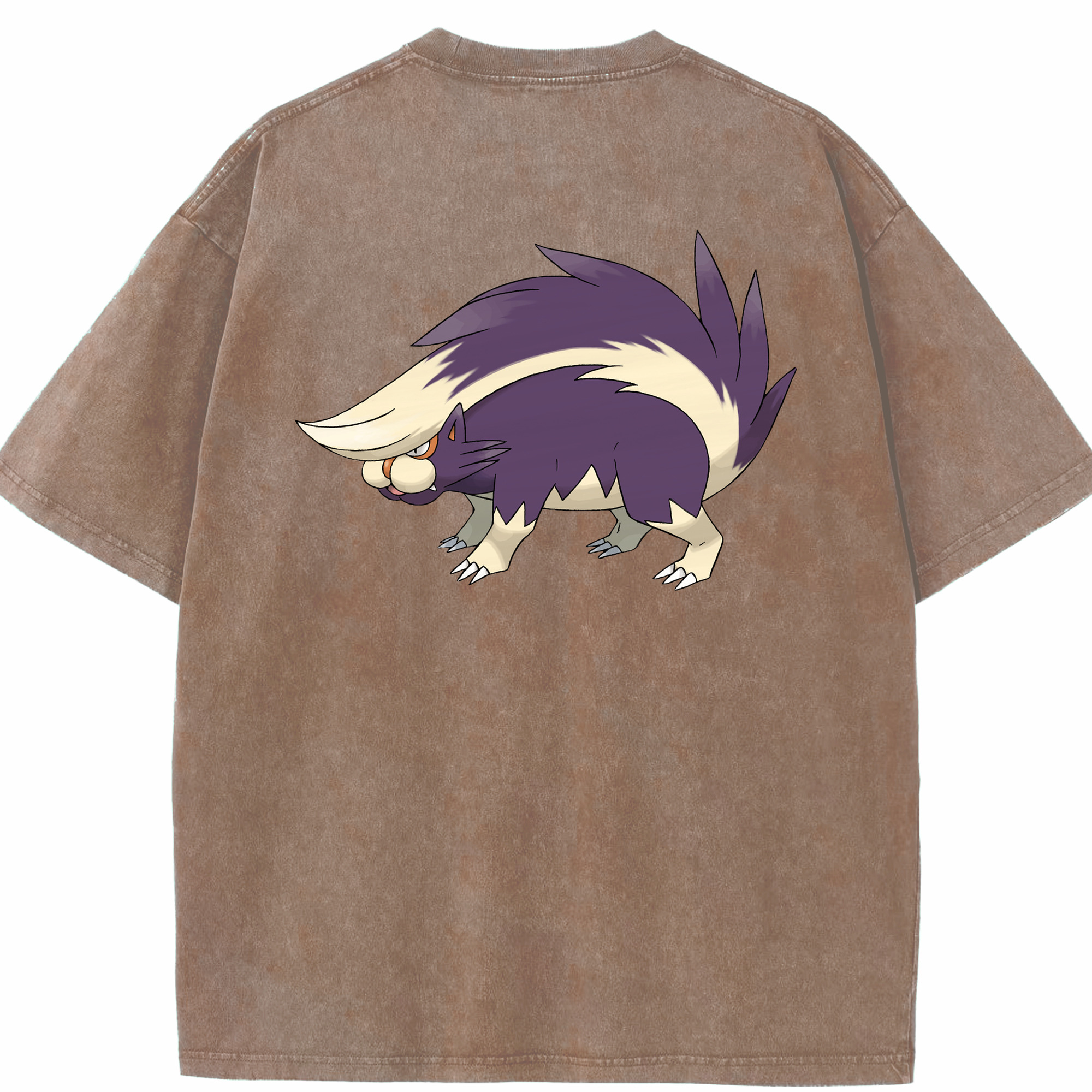 （画像用） ポケットモンスター Pokémon 綿100% ヴィンテージ風 半袖Tシャツ（背面プリント）