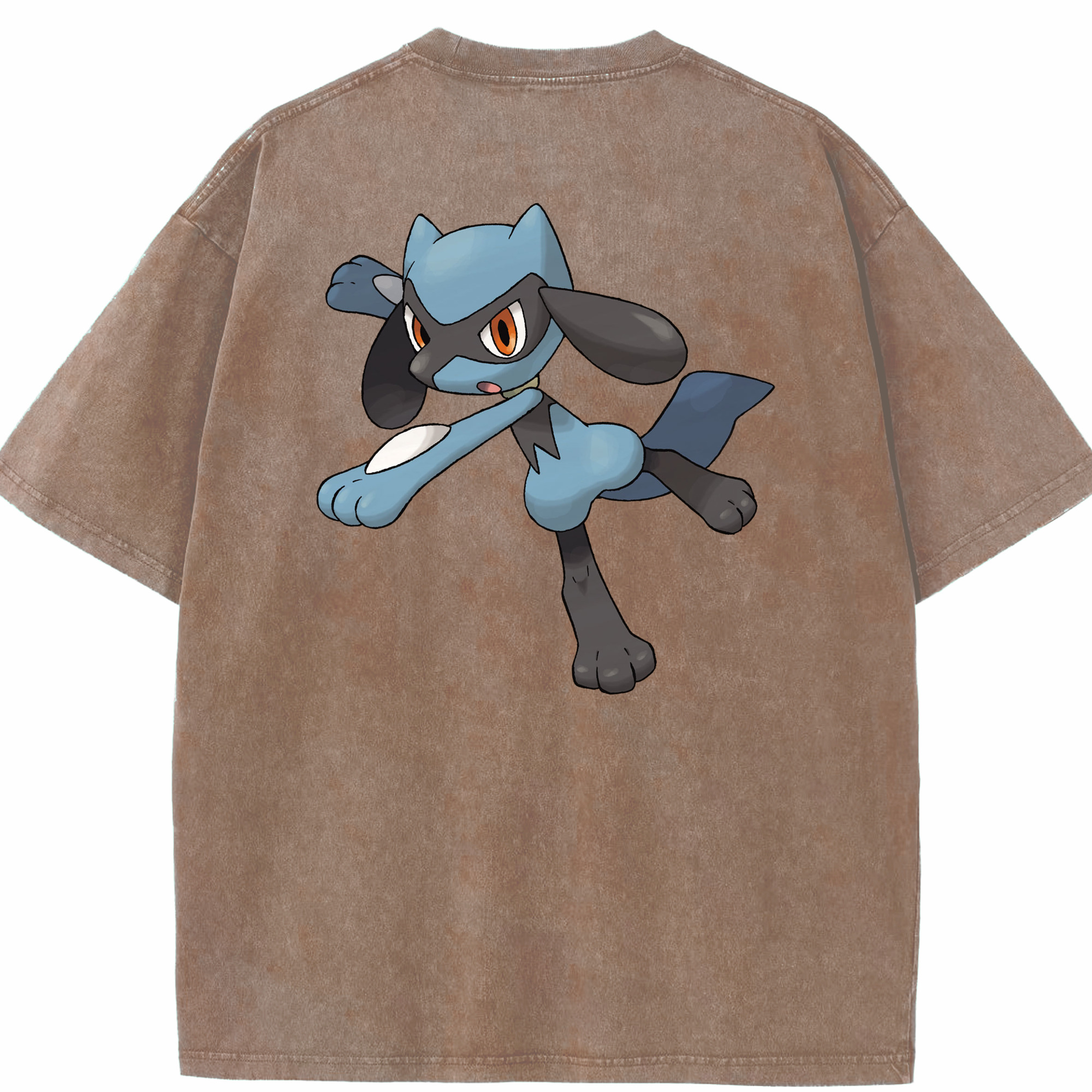 （画像用） ポケットモンスター Pokémon 綿100% ヴィンテージ風 半袖Tシャツ（背面プリント）