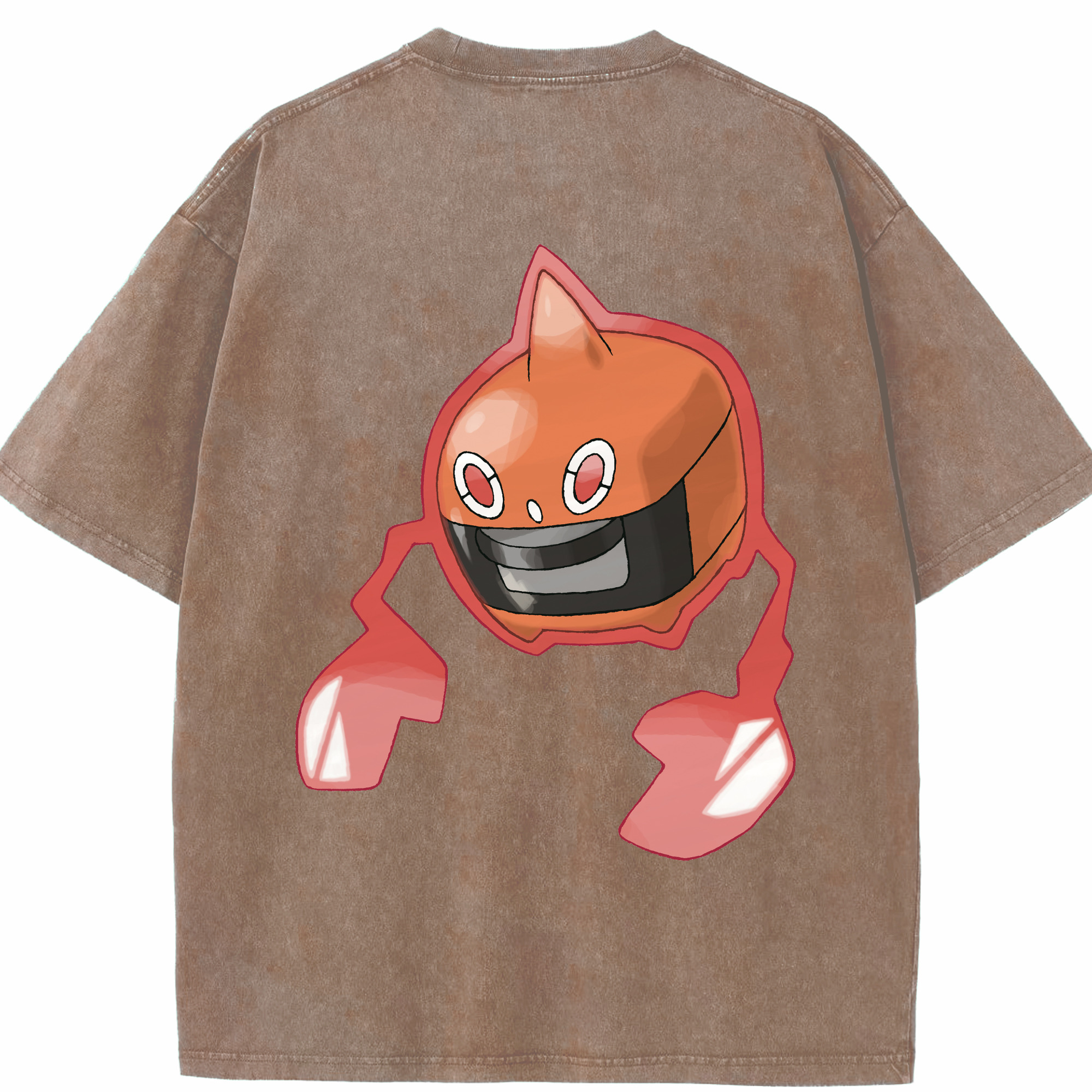 （画像用） ポケットモンスター Pokémon 綿100% ヴィンテージ風 半袖Tシャツ（背面プリント）