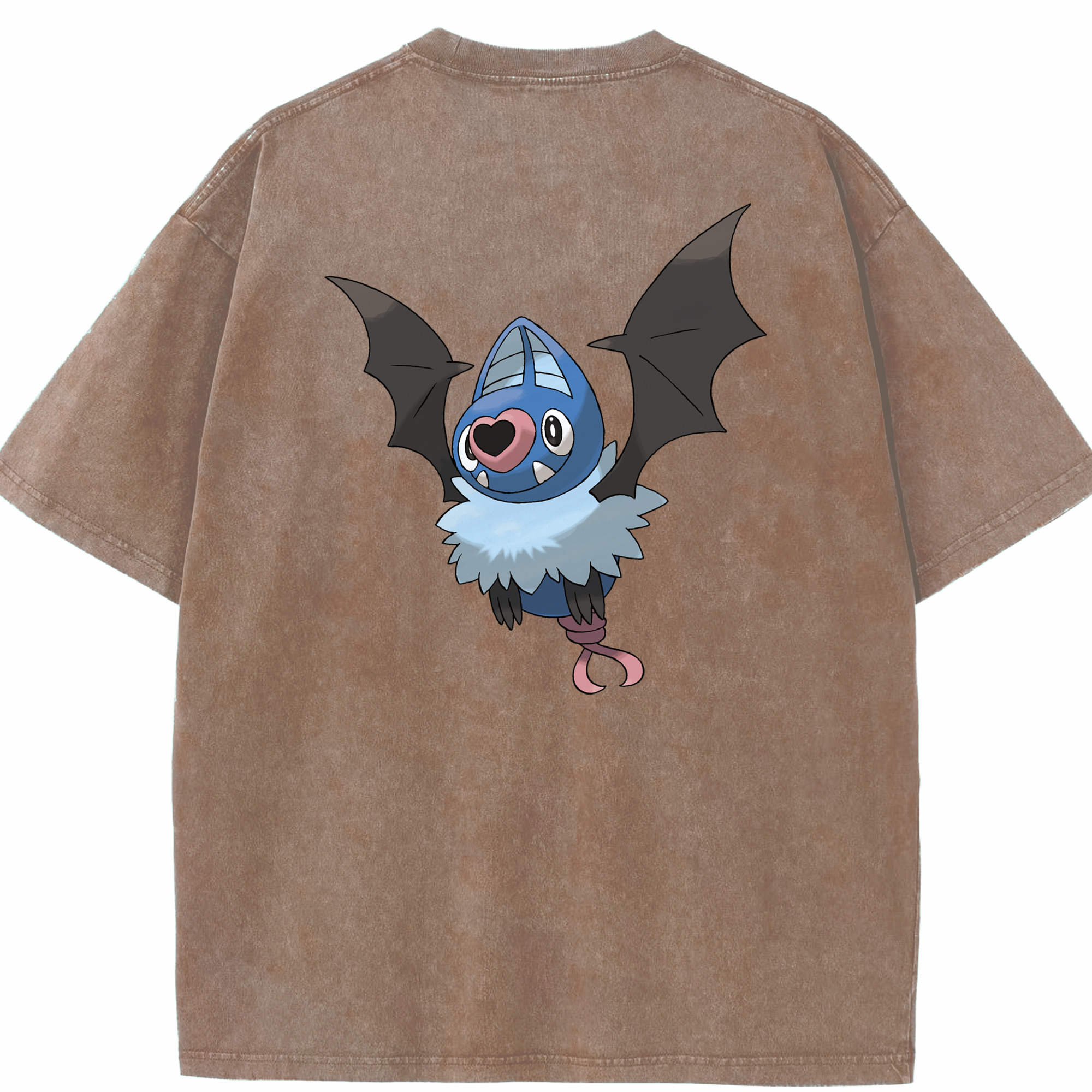 （画像用） ポケットモンスター Pokémon 綿100% ヴィンテージ風 半袖Tシャツ（背面プリント）