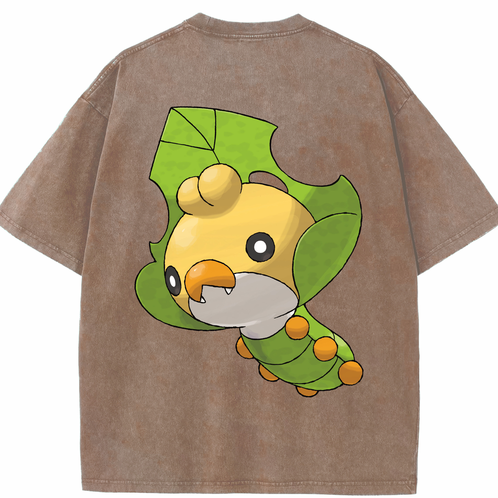 （画像用） ポケットモンスター Pokémon 綿100% ヴィンテージ風 半袖Tシャツ（背面プリント）