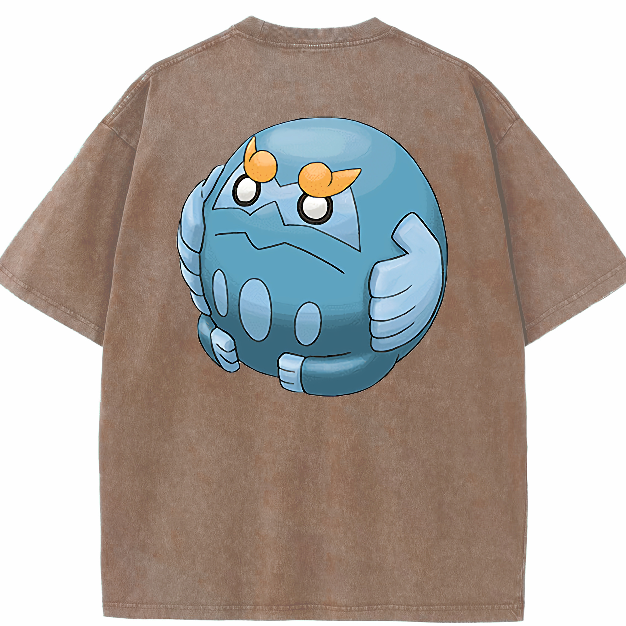 （画像用） ポケットモンスター Pokémon 綿100% ヴィンテージ風 半袖Tシャツ（背面プリント）