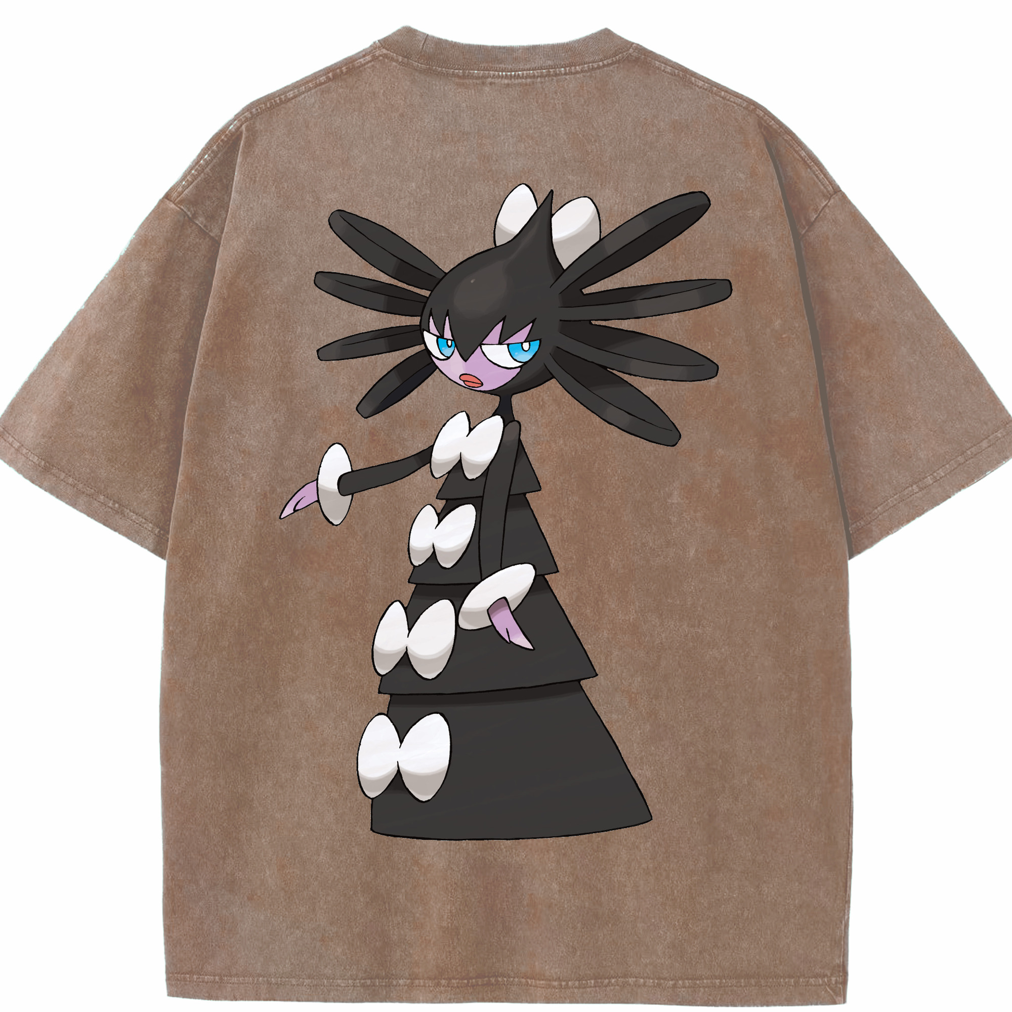 （画像用） ポケットモンスター Pokémon 綿100% ヴィンテージ風 半袖Tシャツ（背面プリント）