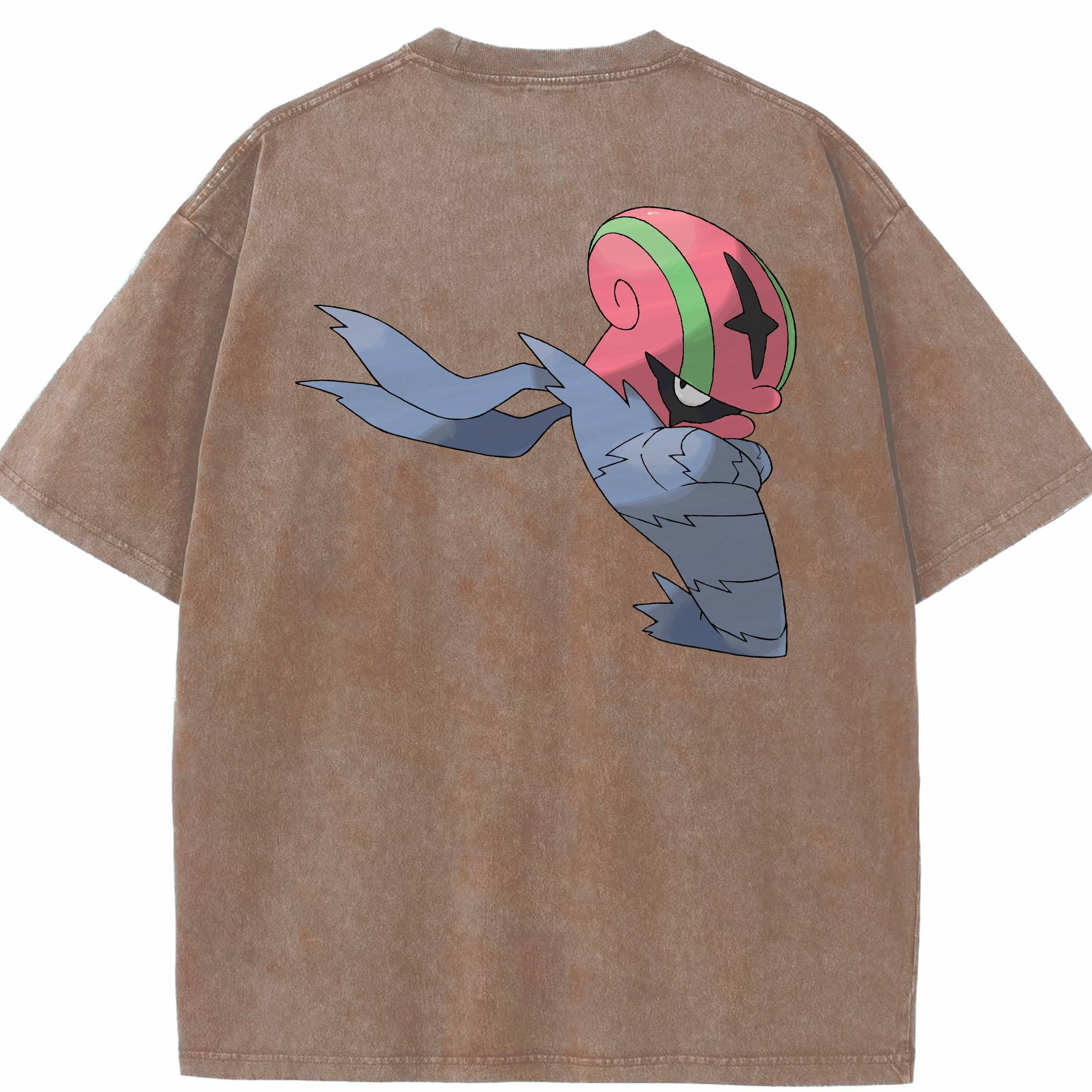 （画像用） ポケットモンスター Pokémon 綿100% ヴィンテージ風 半袖Tシャツ（背面プリント）