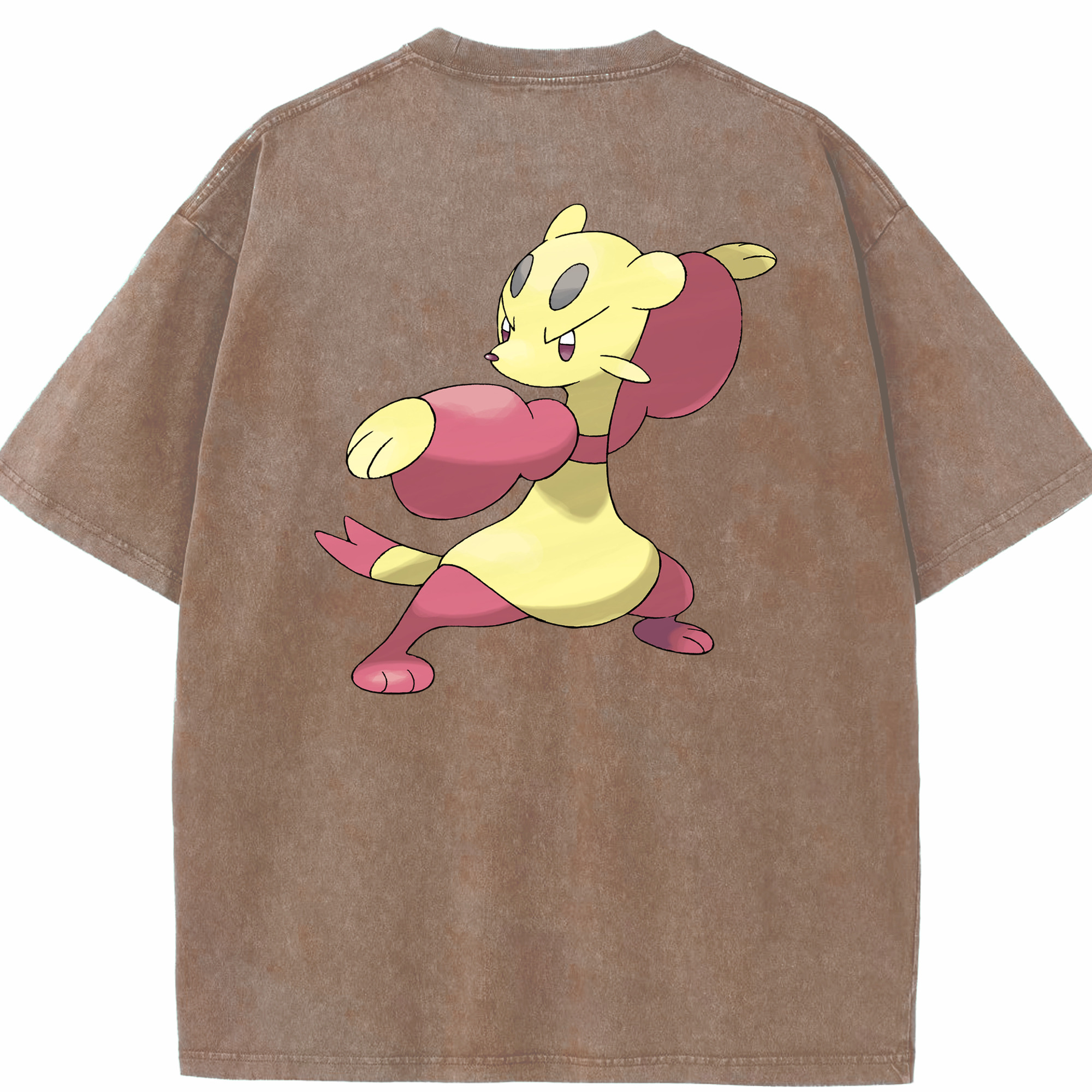 （画像用） ポケットモンスター Pokémon 綿100% ヴィンテージ風 半袖Tシャツ（背面プリント）