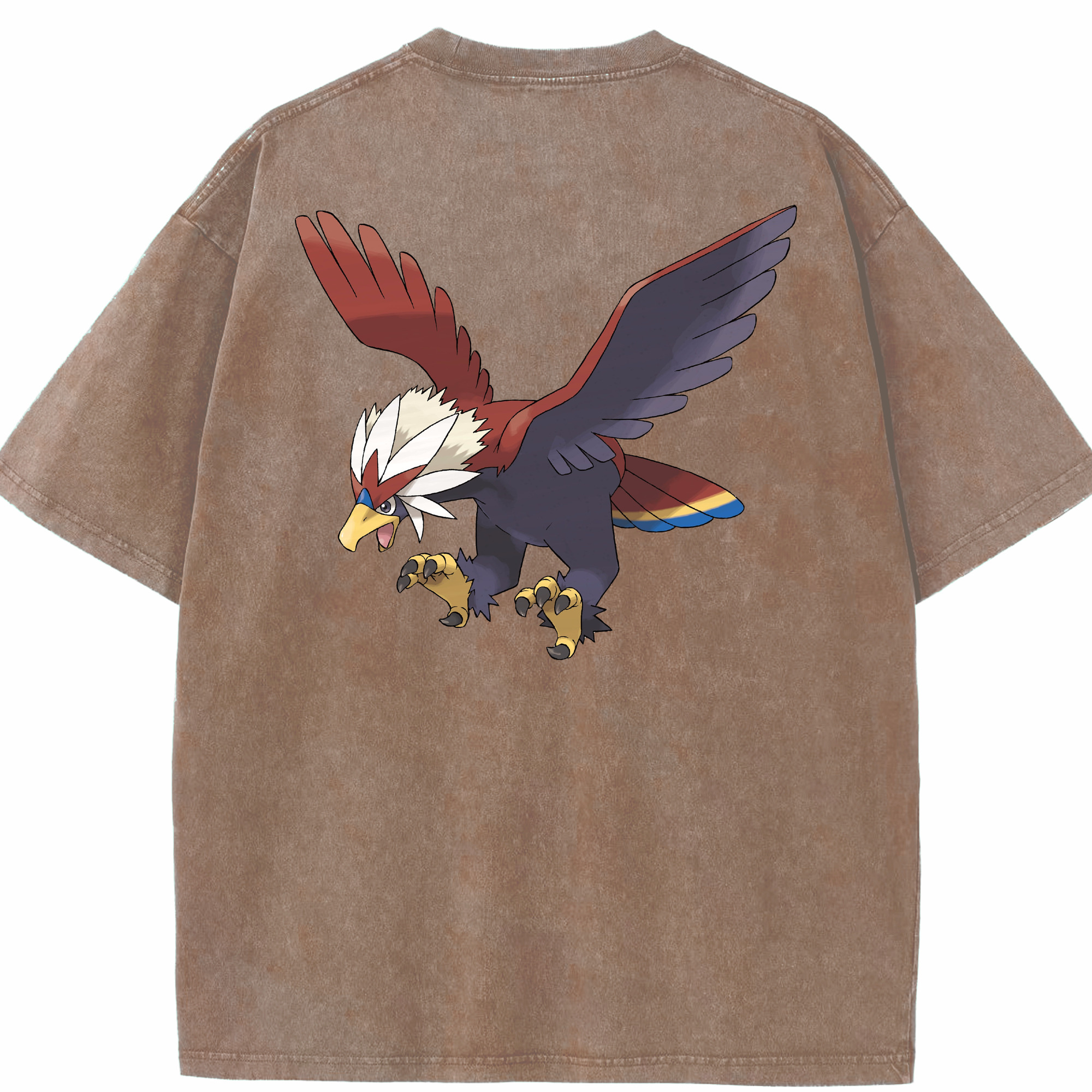 （画像用） ポケットモンスター Pokémon 綿100% ヴィンテージ風 半袖Tシャツ（背面プリント）