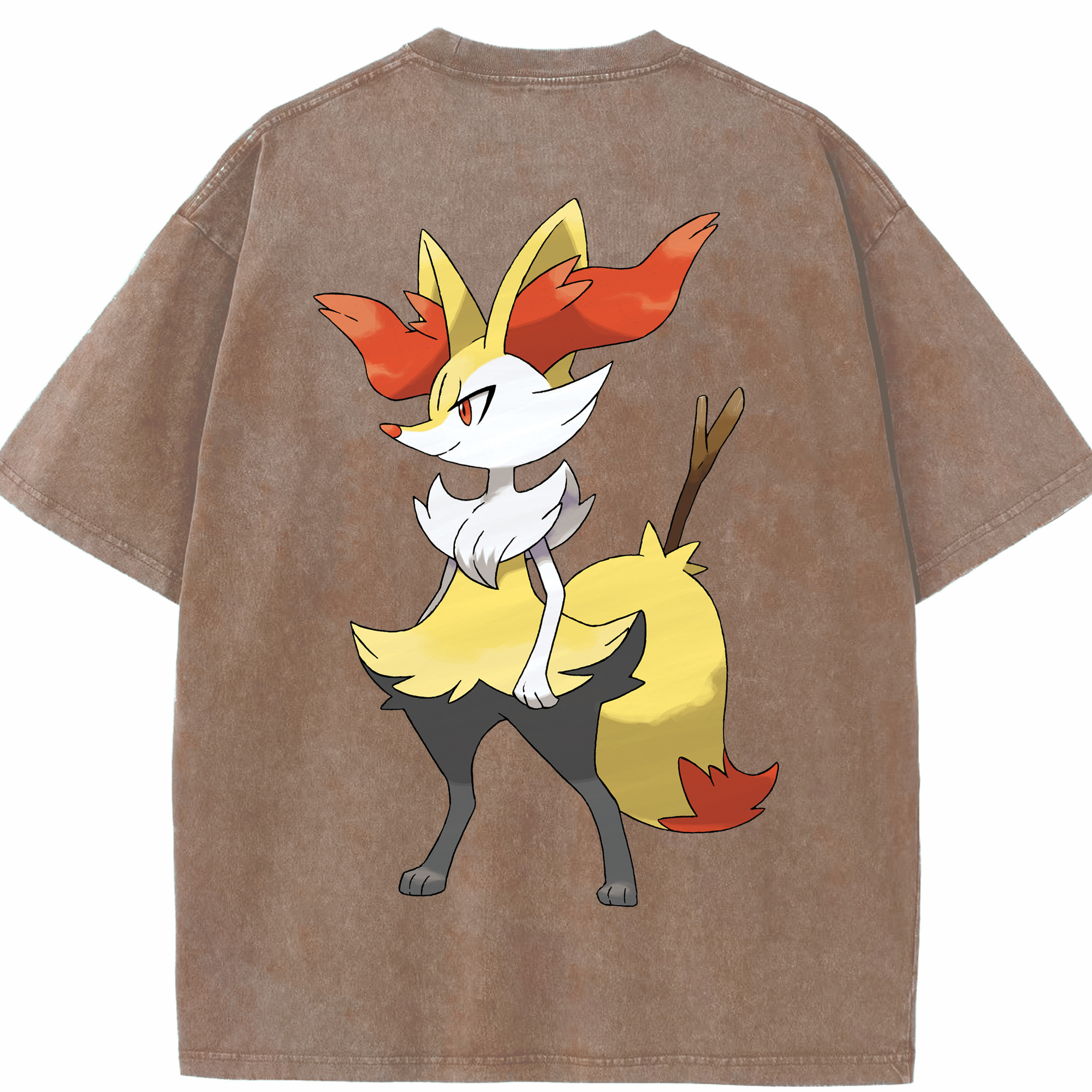（画像用） ポケットモンスター Pokémon 綿100% ヴィンテージ風 半袖Tシャツ（背面プリント）