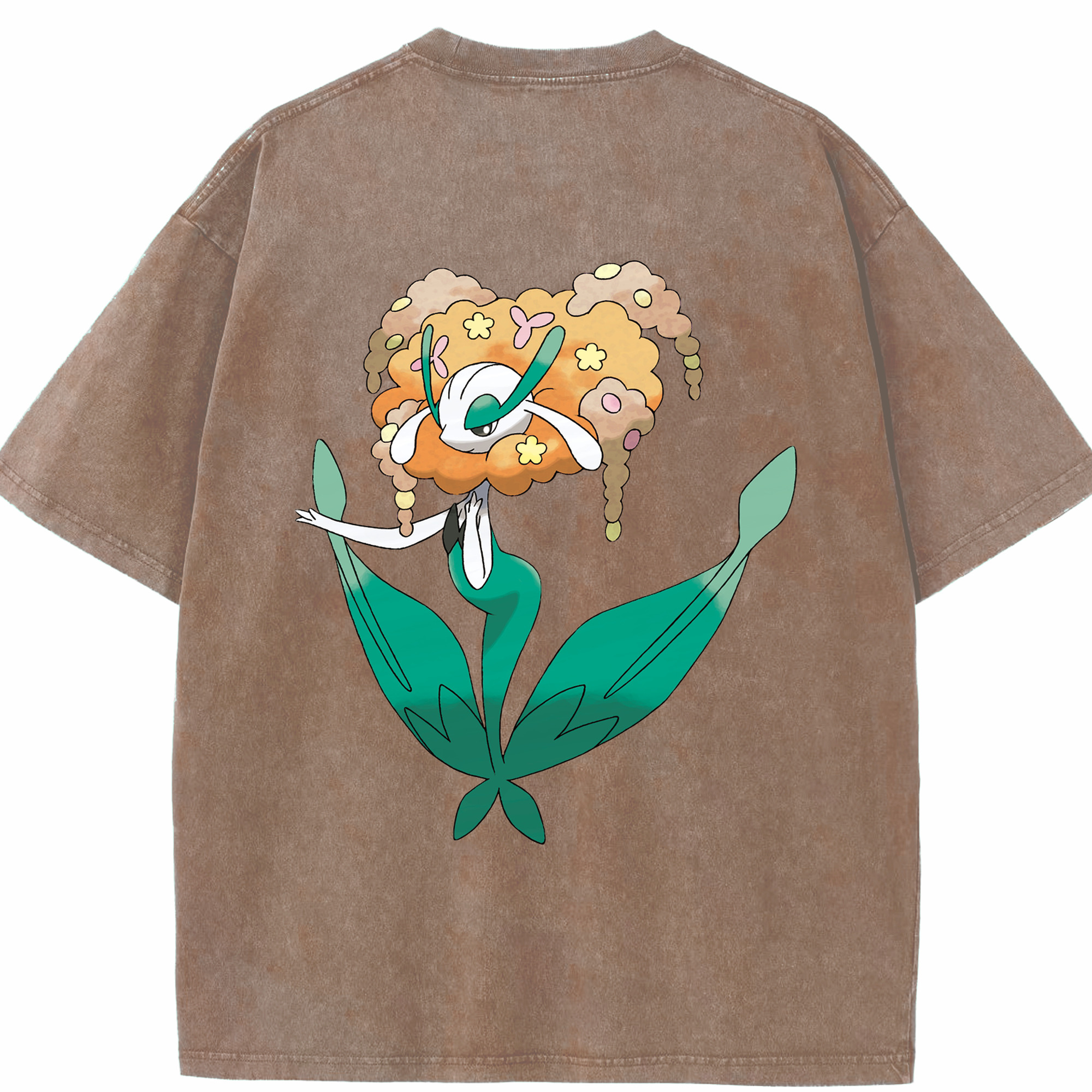 （画像用） ポケットモンスター Pokémon 綿100% ヴィンテージ風 半袖Tシャツ（背面プリント）