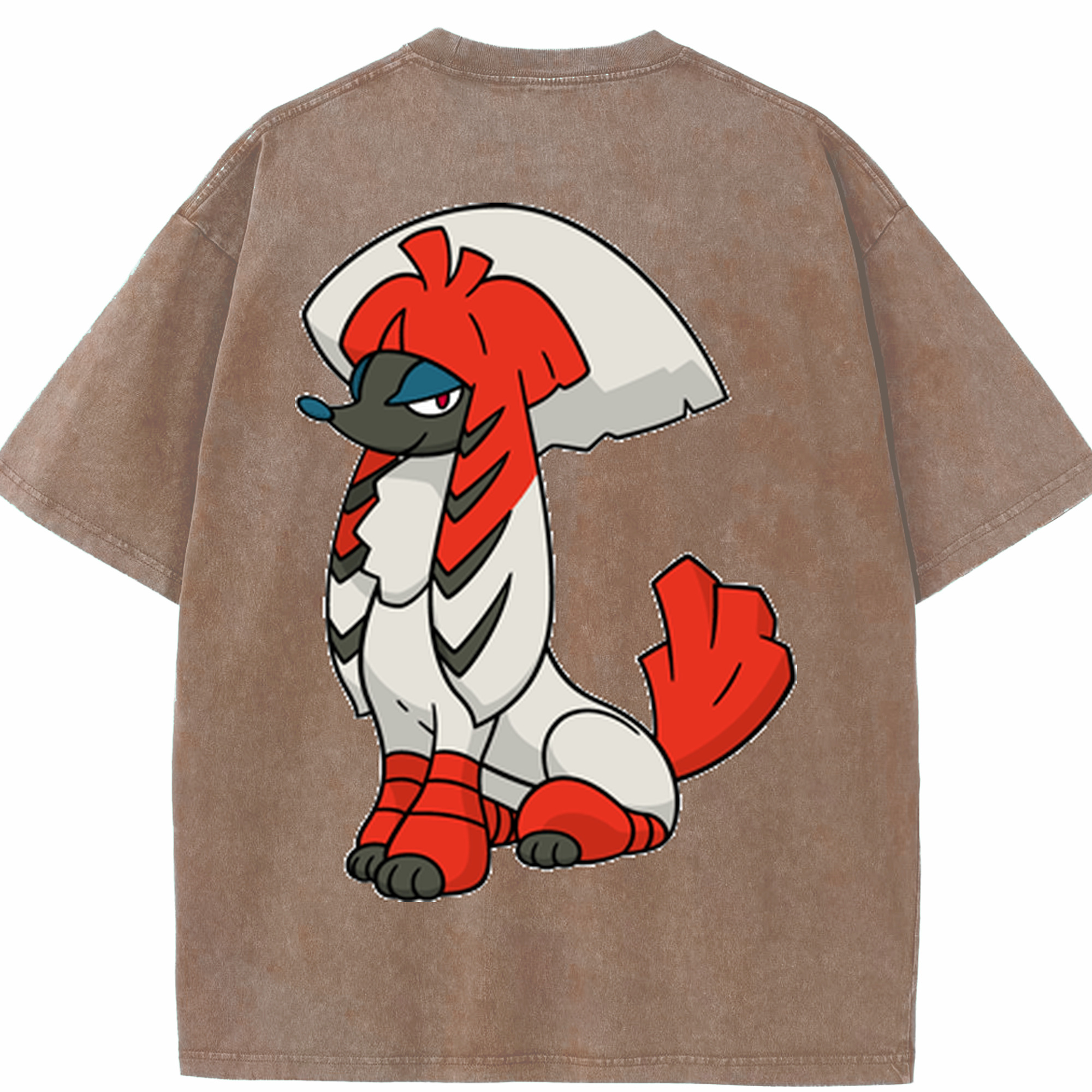（画像用） ポケットモンスター Pokémon 綿100% ヴィンテージ風 半袖Tシャツ（背面プリント）