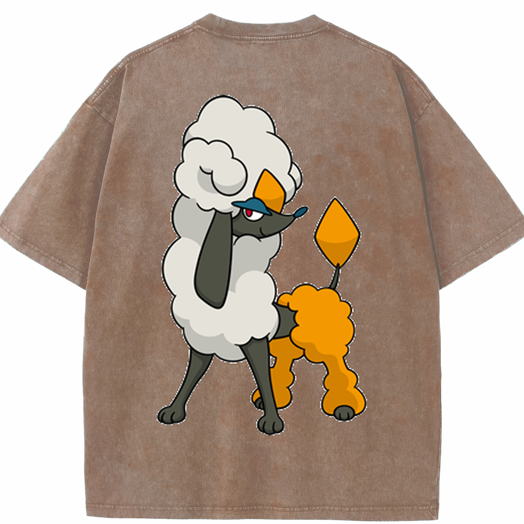 （画像用） ポケットモンスター Pokémon 綿100% ヴィンテージ風 半袖Tシャツ（背面プリント）
