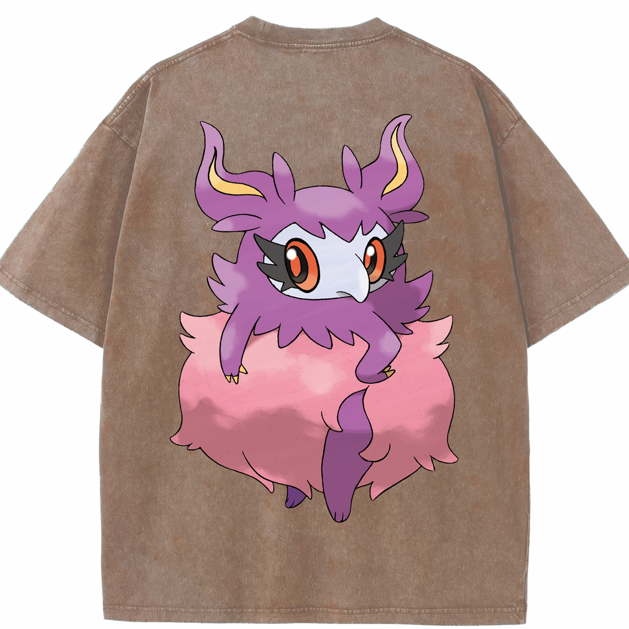（画像用） ポケットモンスター Pokémon 綿100% ヴィンテージ風 半袖Tシャツ（背面プリント）