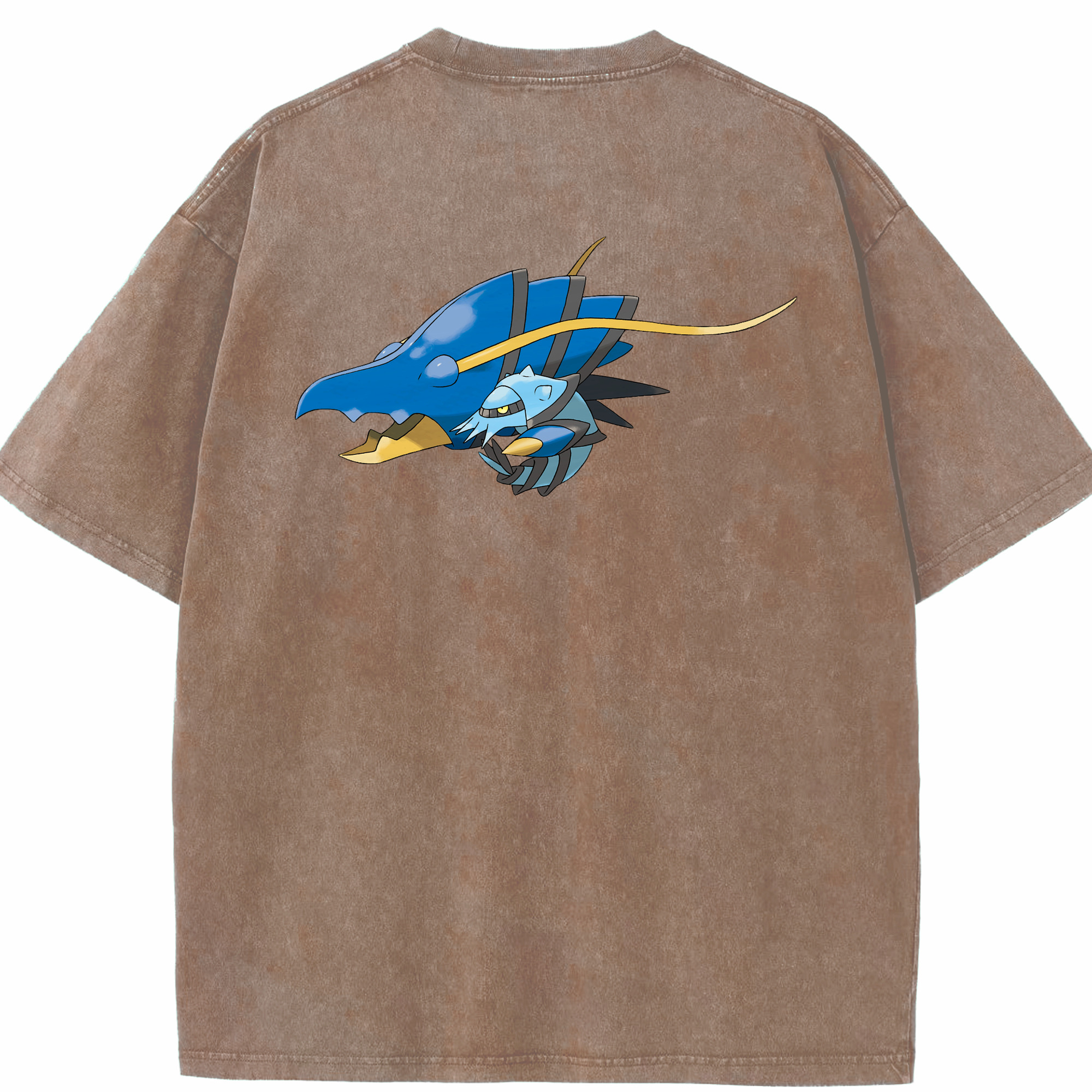 （画像用） ポケットモンスター Pokémon 綿100% ヴィンテージ風 半袖Tシャツ（背面プリント）