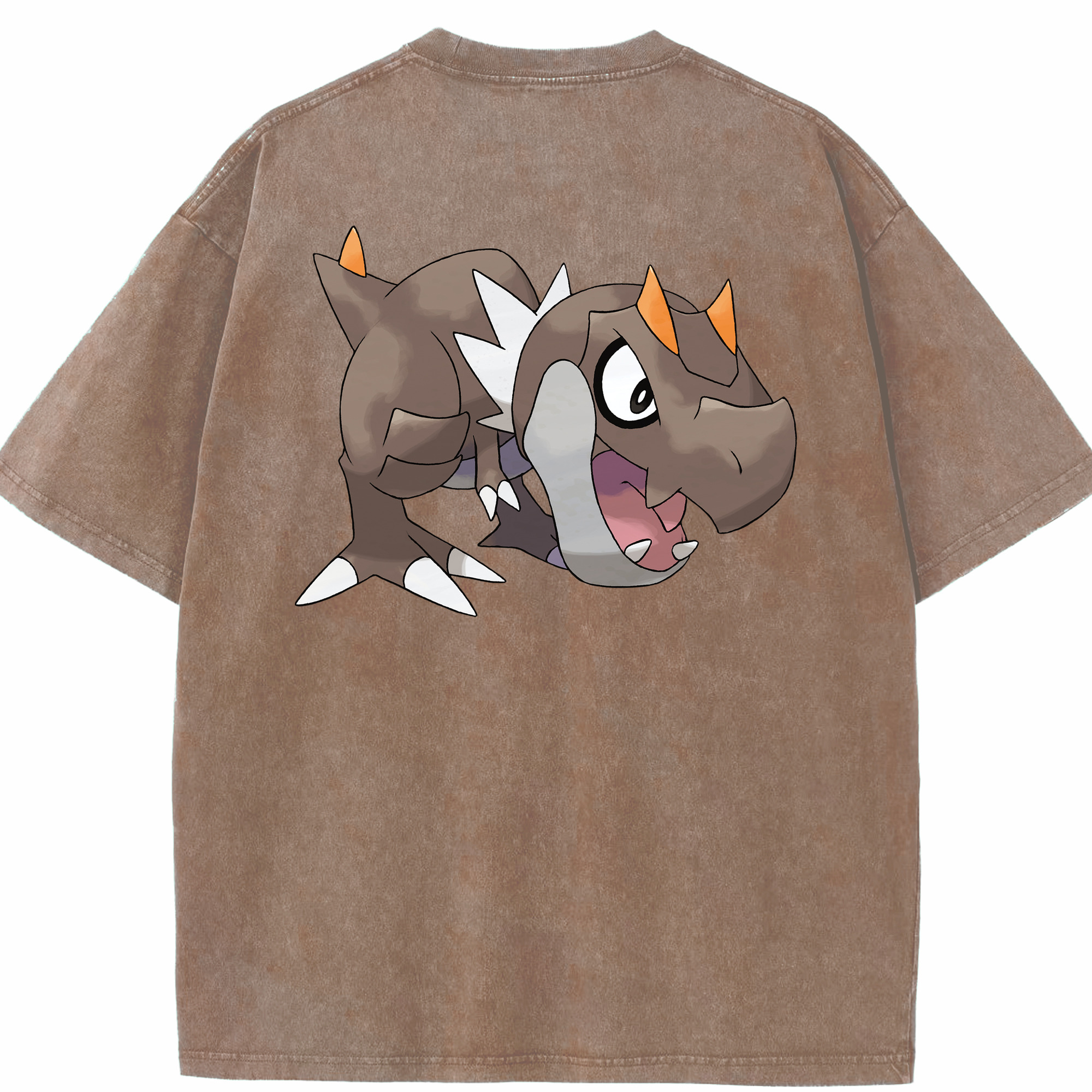 （画像用） ポケットモンスター Pokémon 綿100% ヴィンテージ風 半袖Tシャツ（背面プリント）