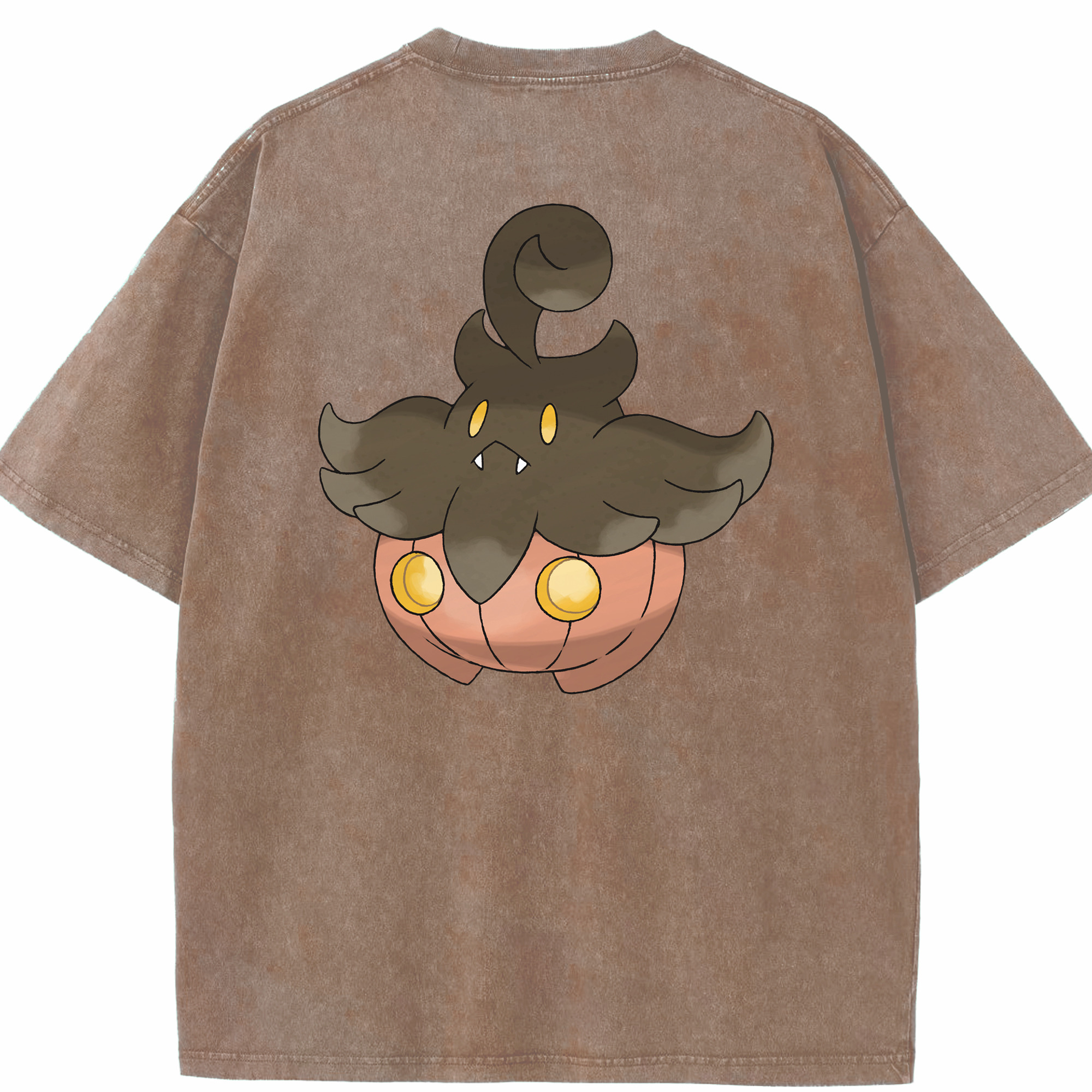 （画像用） ポケットモンスター Pokémon 綿100% ヴィンテージ風 半袖Tシャツ（背面プリント）