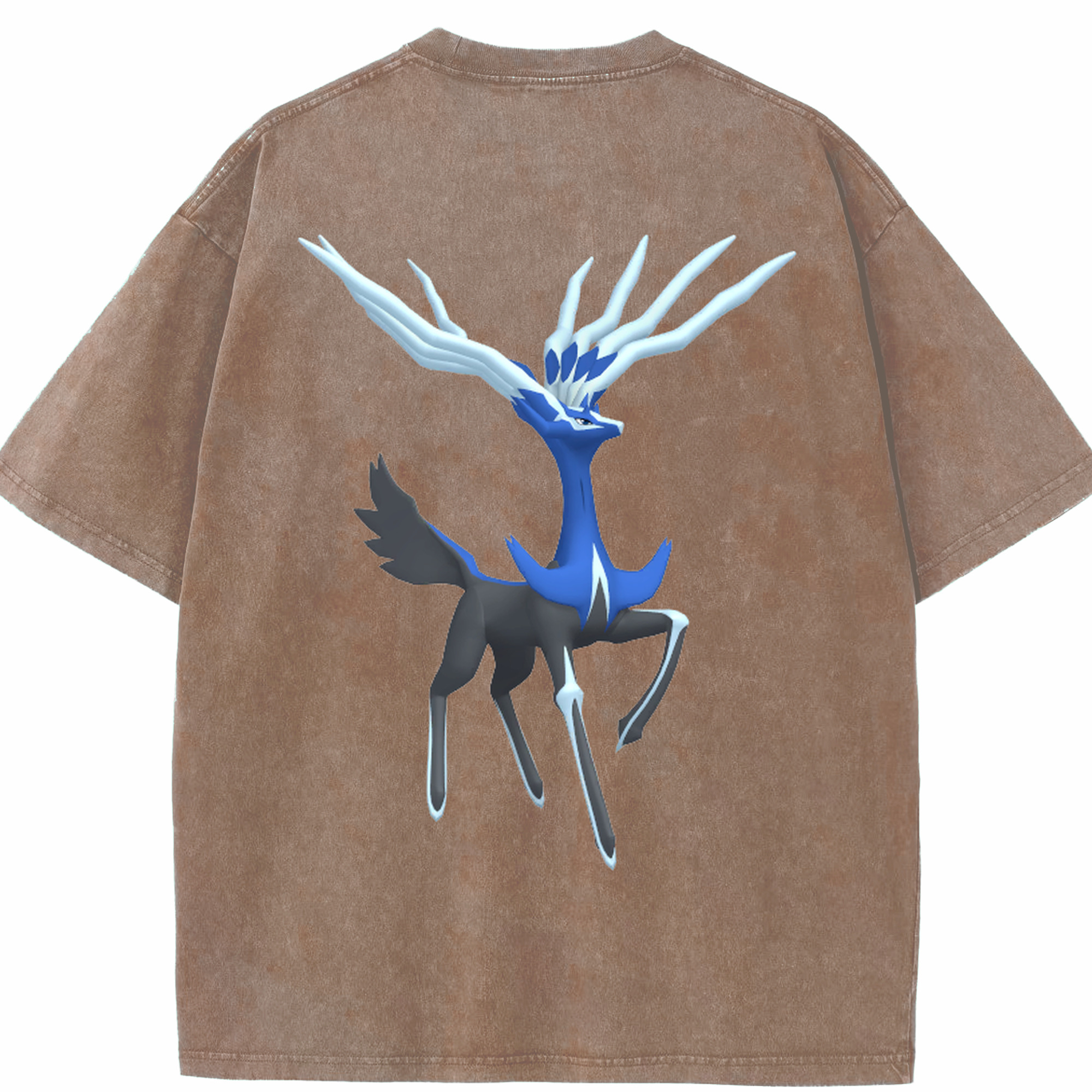 （画像用） ポケットモンスター Pokémon 綿100% ヴィンテージ風 半袖Tシャツ（背面プリント）