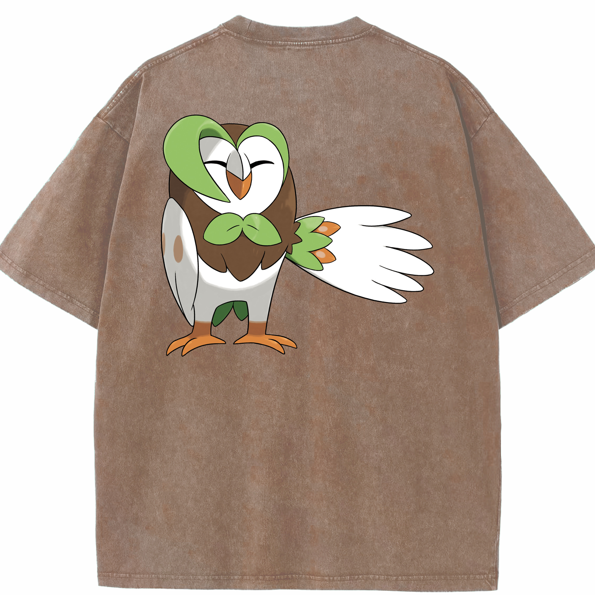 （画像用） ポケットモンスター Pokémon 綿100% ヴィンテージ風 半袖Tシャツ（背面プリント）