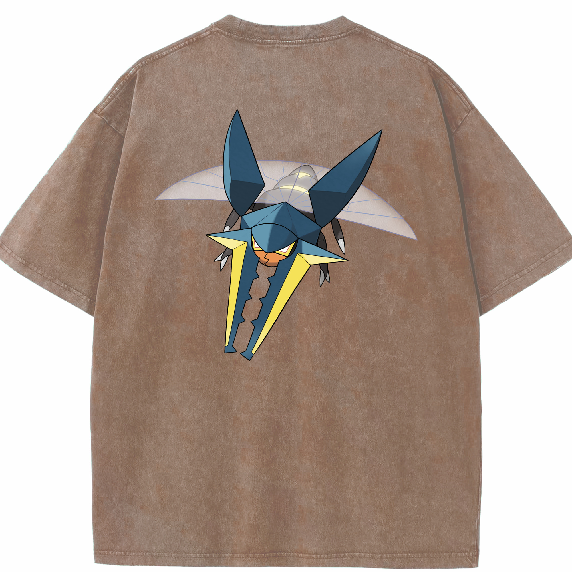（画像用） ポケットモンスター Pokémon 綿100% ヴィンテージ風 半袖Tシャツ（背面プリント）