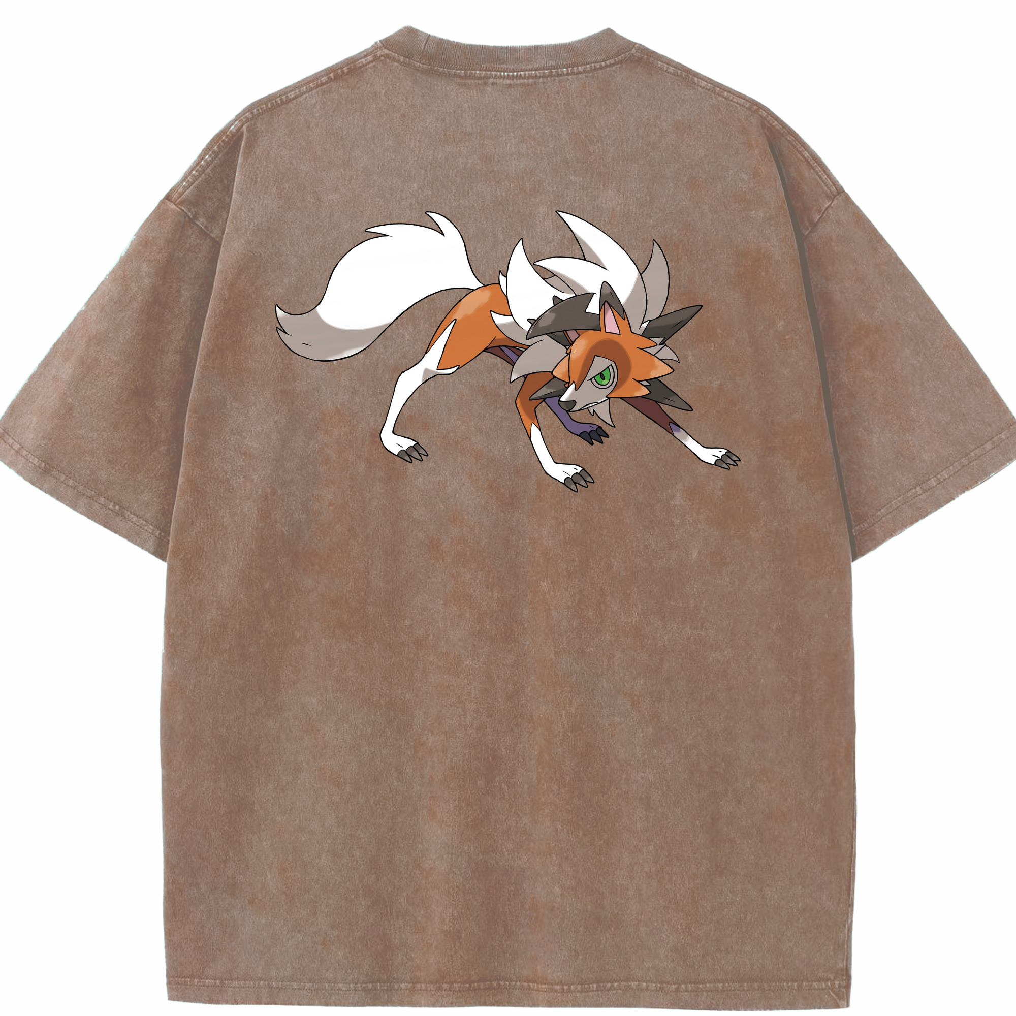 （画像用） ポケットモンスター Pokémon 綿100% ヴィンテージ風 半袖Tシャツ（背面プリント）