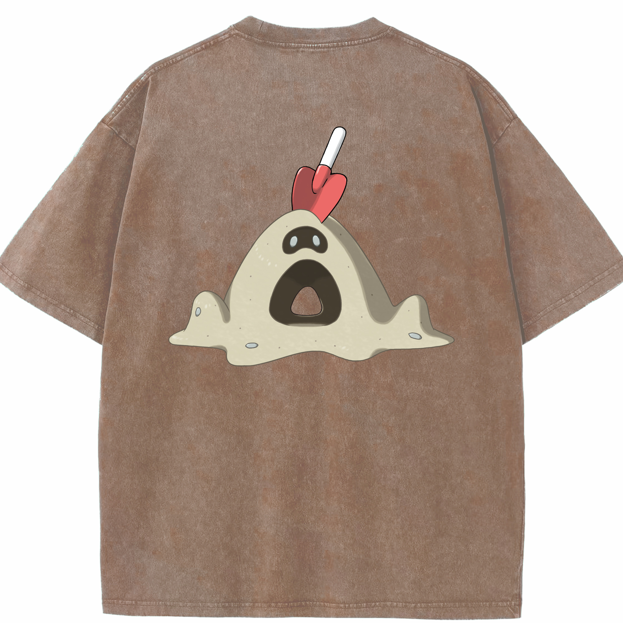 （画像用） ポケットモンスター Pokémon 綿100% ヴィンテージ風 半袖Tシャツ（背面プリント）