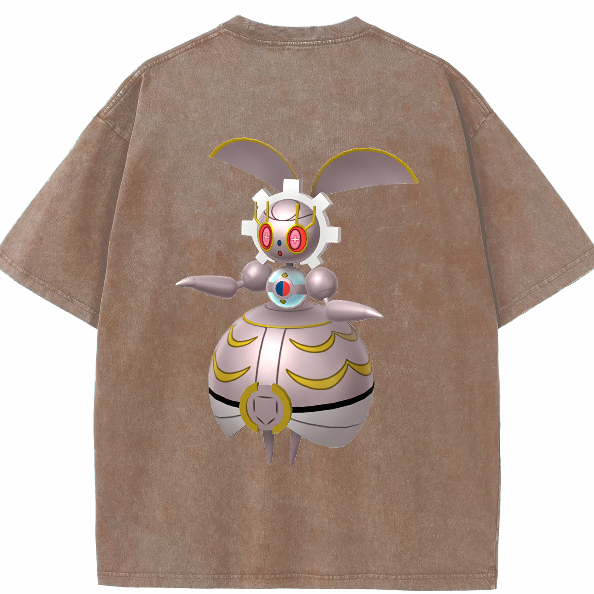 （画像用） ポケットモンスター Pokémon 綿100% ヴィンテージ風 半袖Tシャツ（背面プリント）