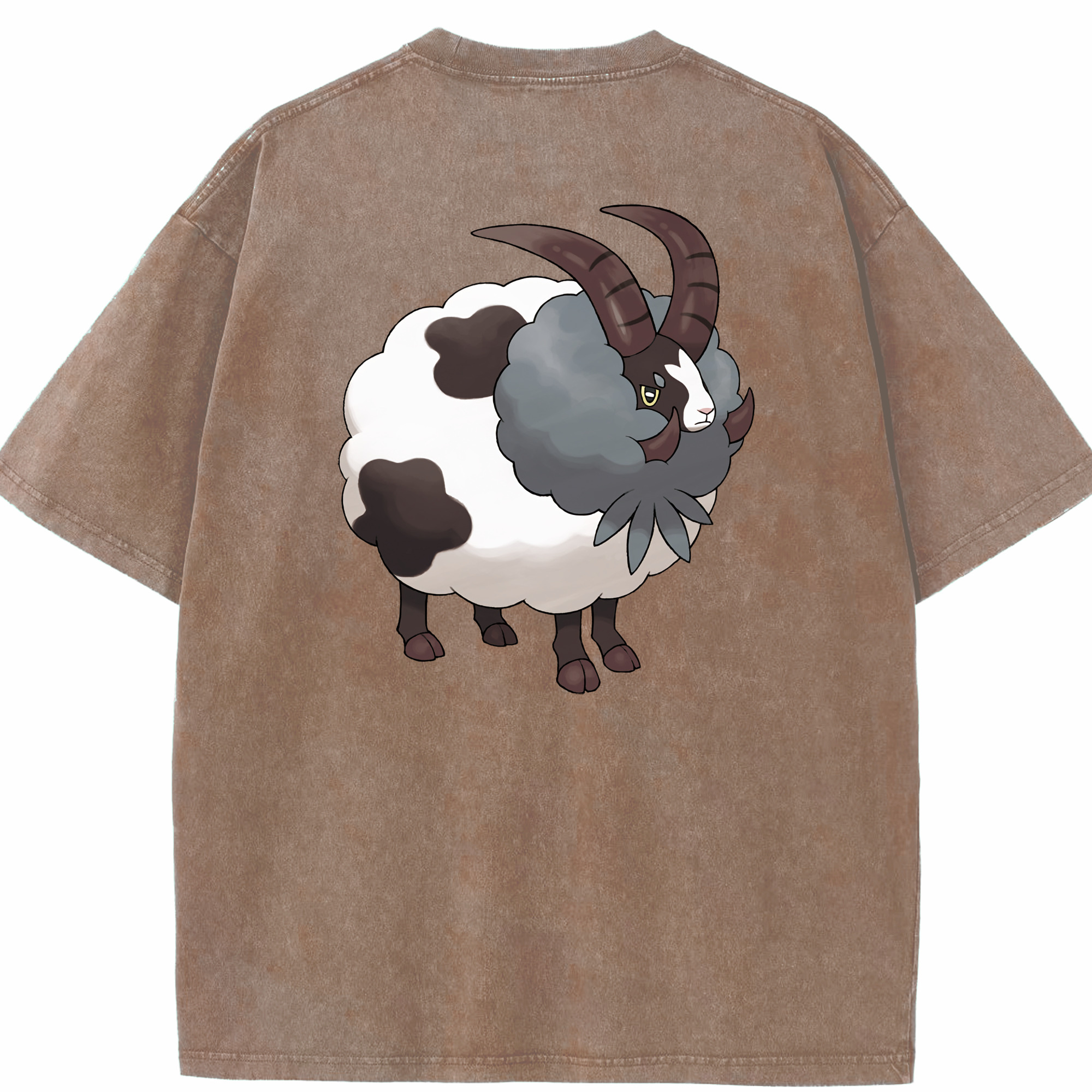 （画像用） ポケットモンスター Pokémon 綿100% ヴィンテージ風 半袖Tシャツ（背面プリント）