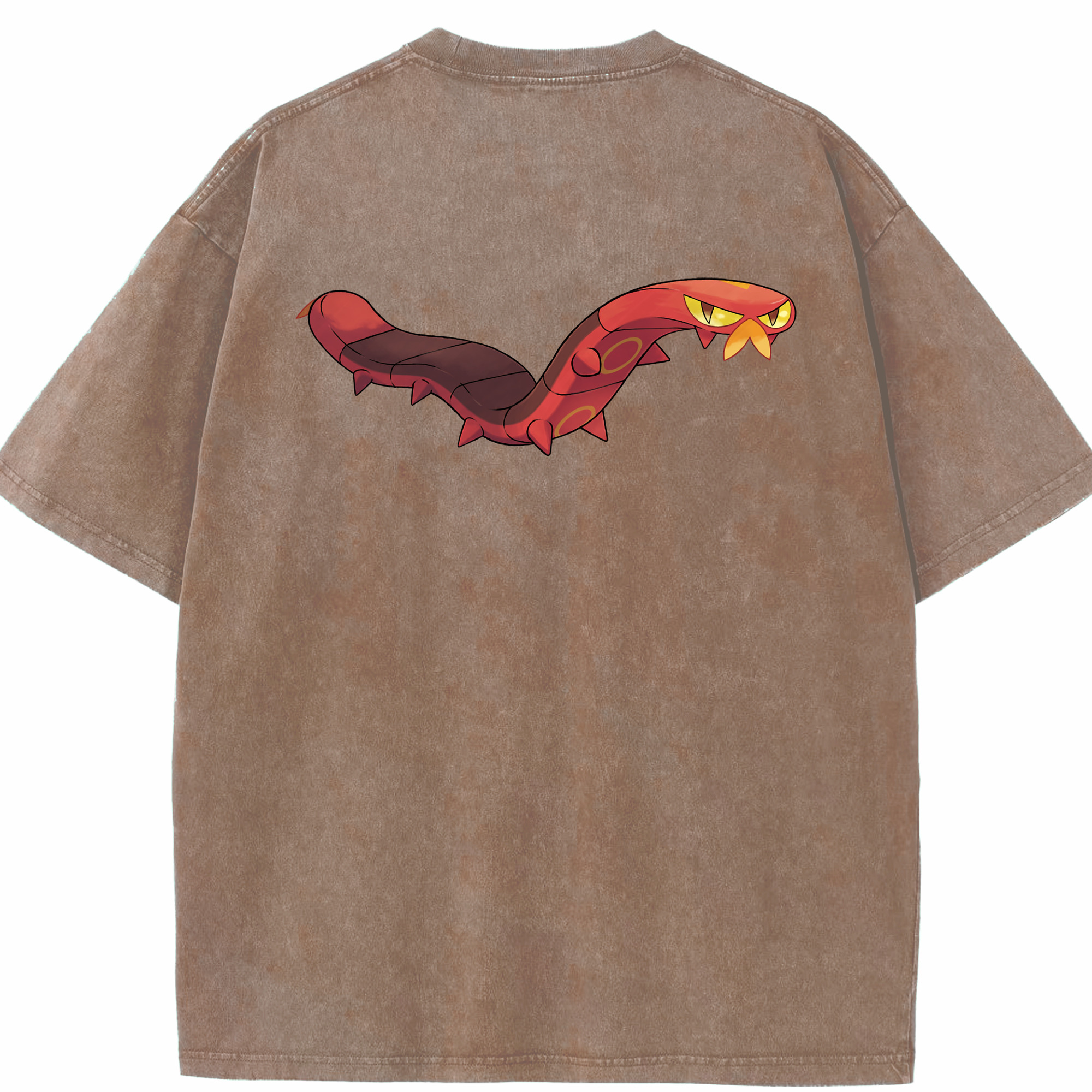 （画像用） ポケットモンスター Pokémon 綿100% ヴィンテージ風 半袖Tシャツ（背面プリント）