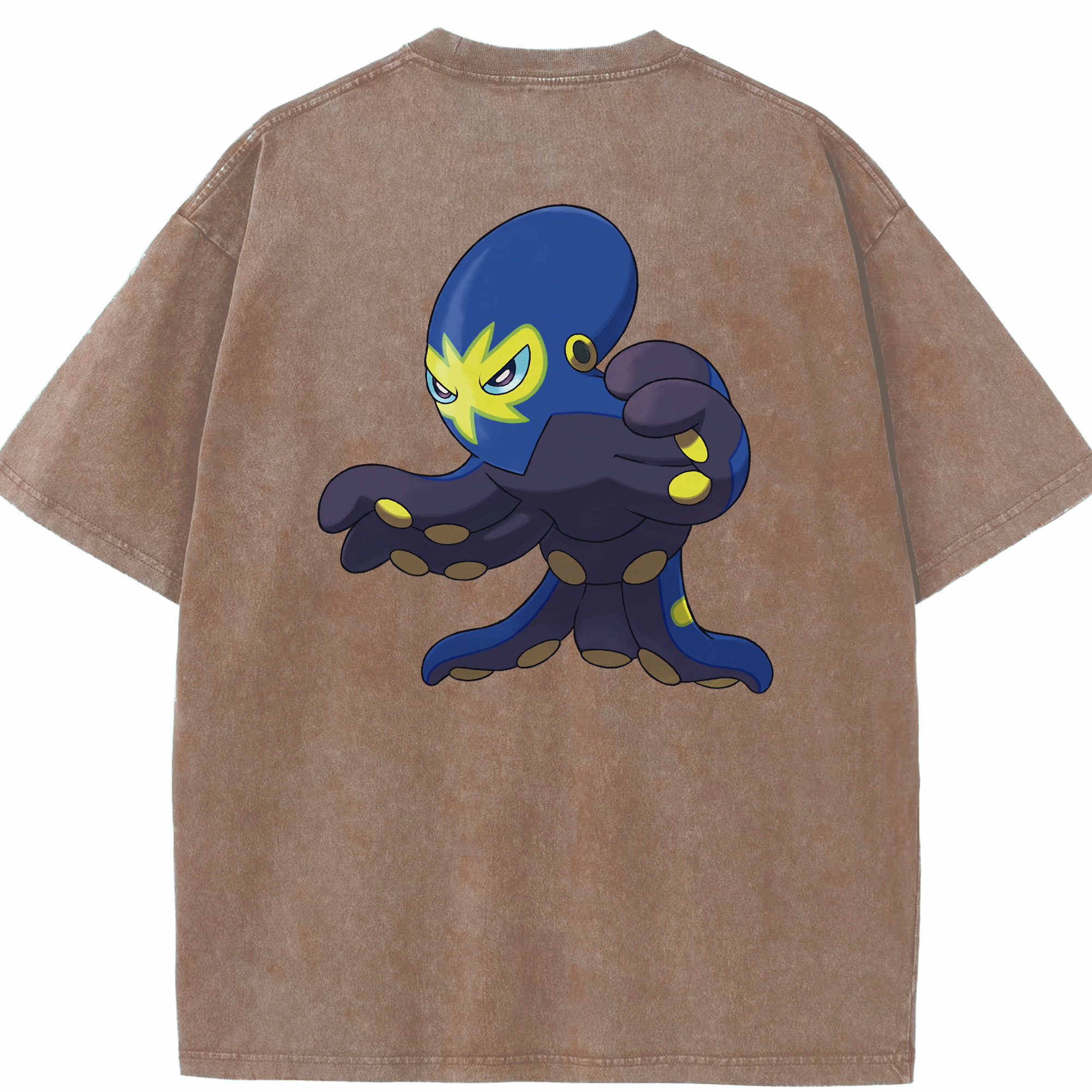 （画像用） ポケットモンスター Pokémon 綿100% ヴィンテージ風 半袖Tシャツ（背面プリント）