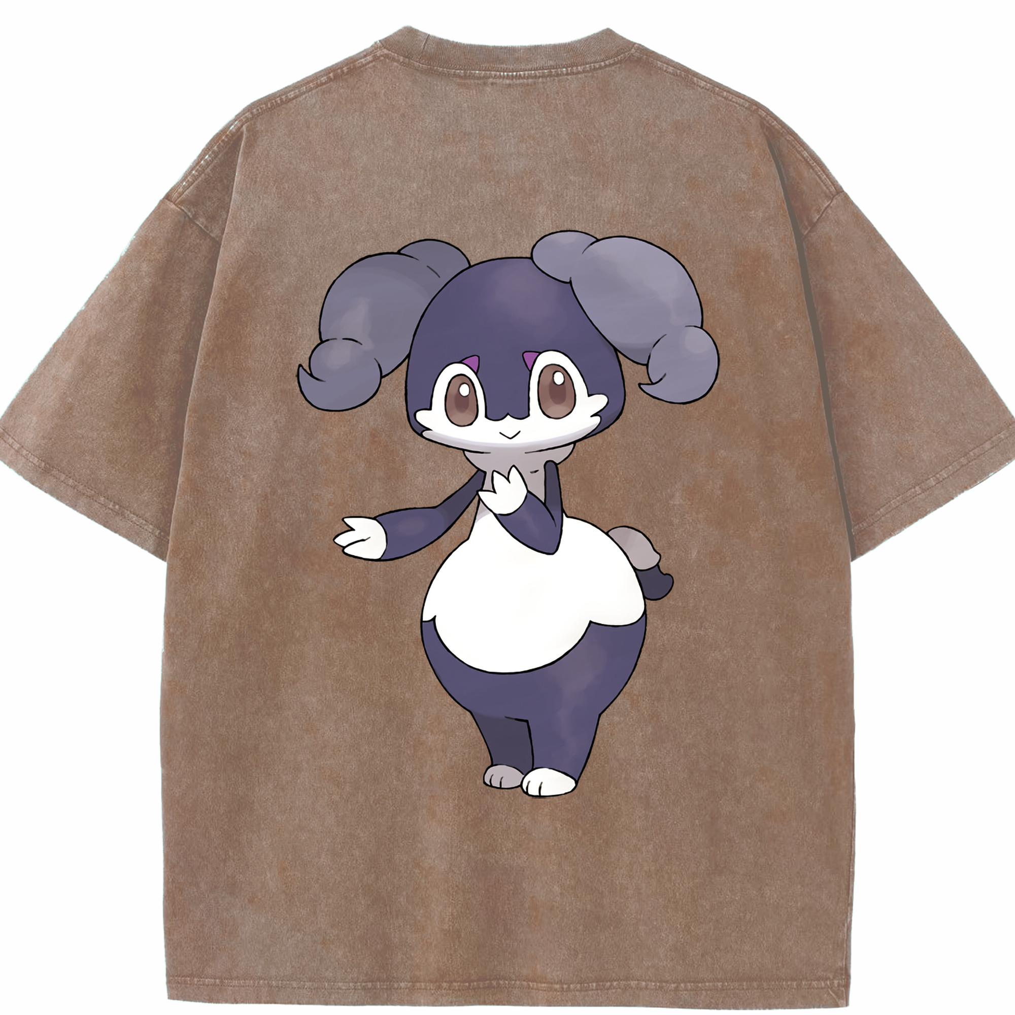 （画像用） ポケットモンスター Pokémon 綿100% ヴィンテージ風 半袖Tシャツ（背面プリント）