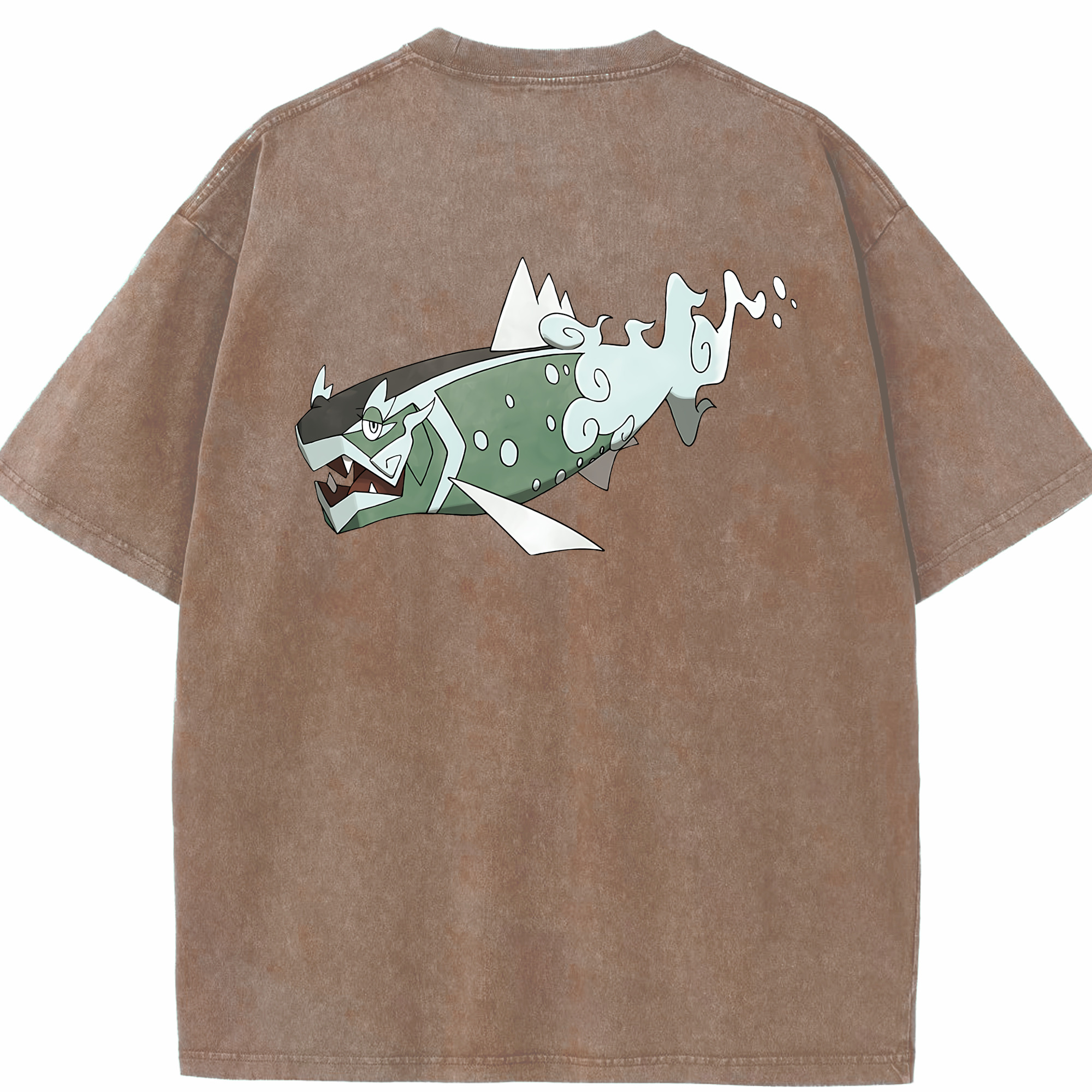 （画像用） ポケットモンスター Pokémon 綿100% ヴィンテージ風 半袖Tシャツ（背面プリント）
