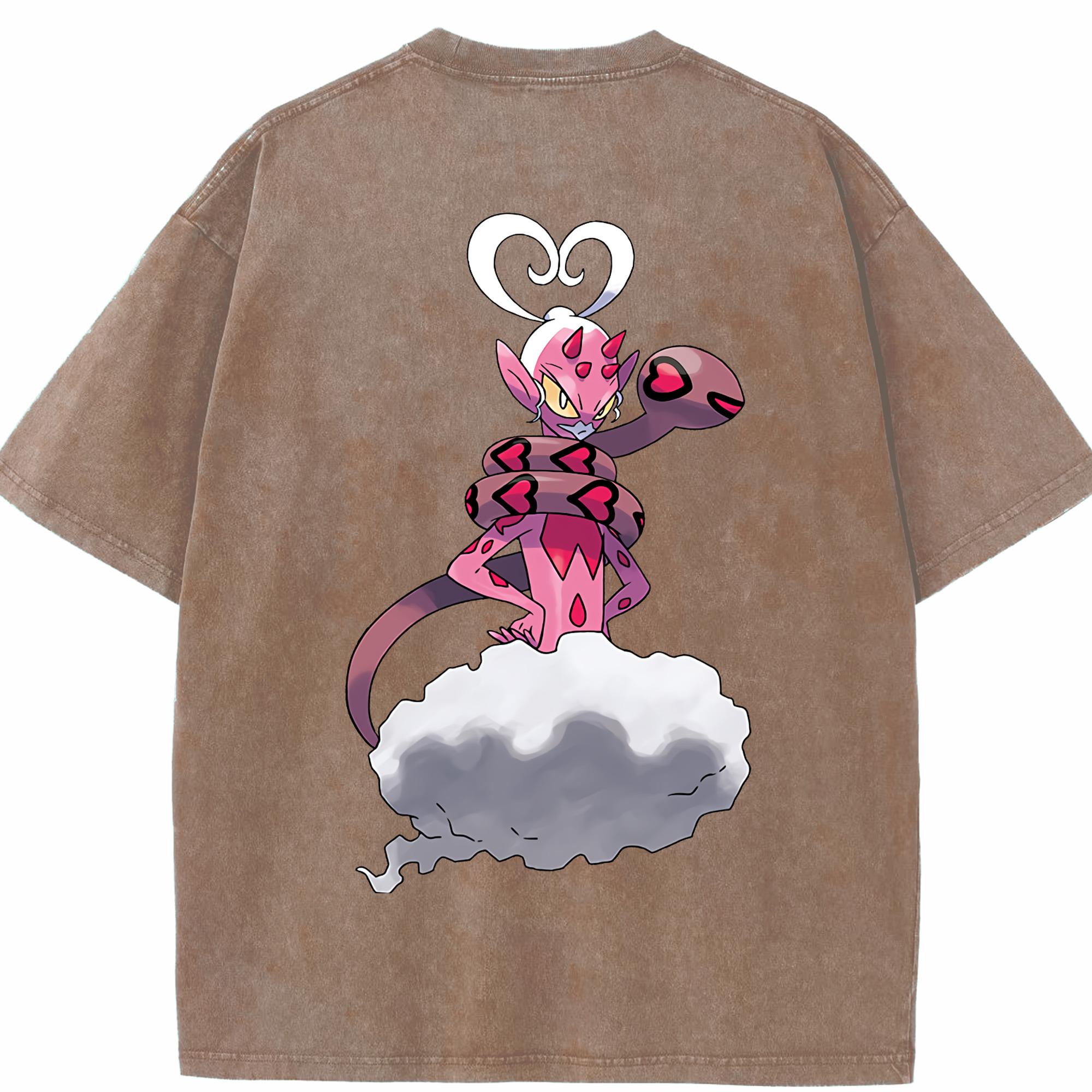 （画像用） ポケットモンスター Pokémon 綿100% ヴィンテージ風 半袖Tシャツ（背面プリント）