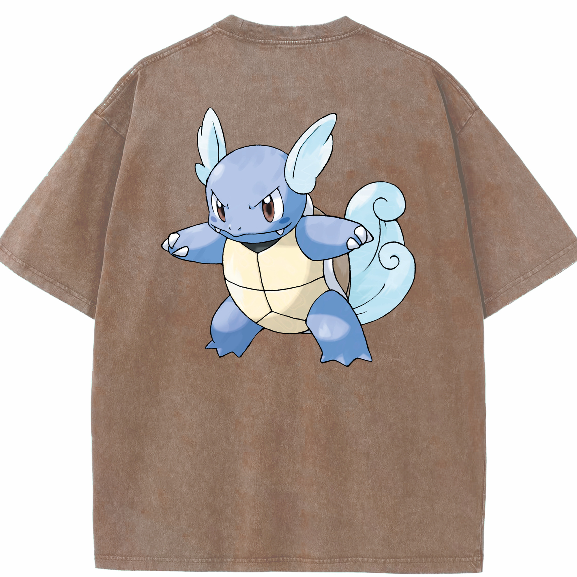 （画像用） ポケットモンスター Pokémon 綿100% ヴィンテージ風 半袖Tシャツ（背面プリント）