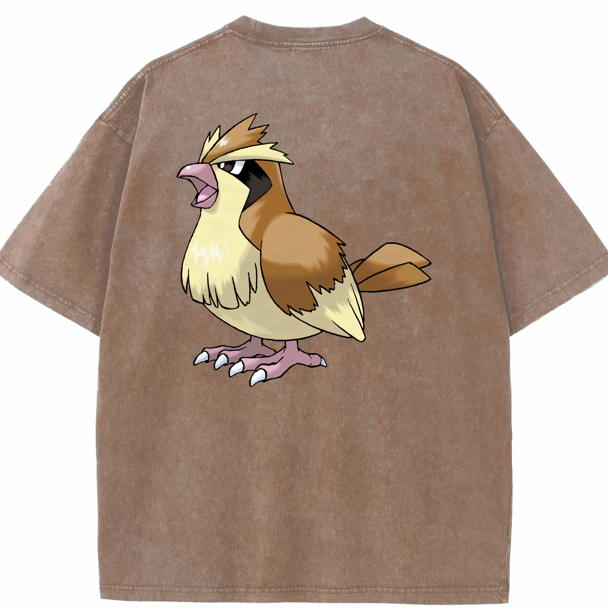（画像用） ポケットモンスター Pokémon 綿100% ヴィンテージ風 半袖Tシャツ（背面プリント）