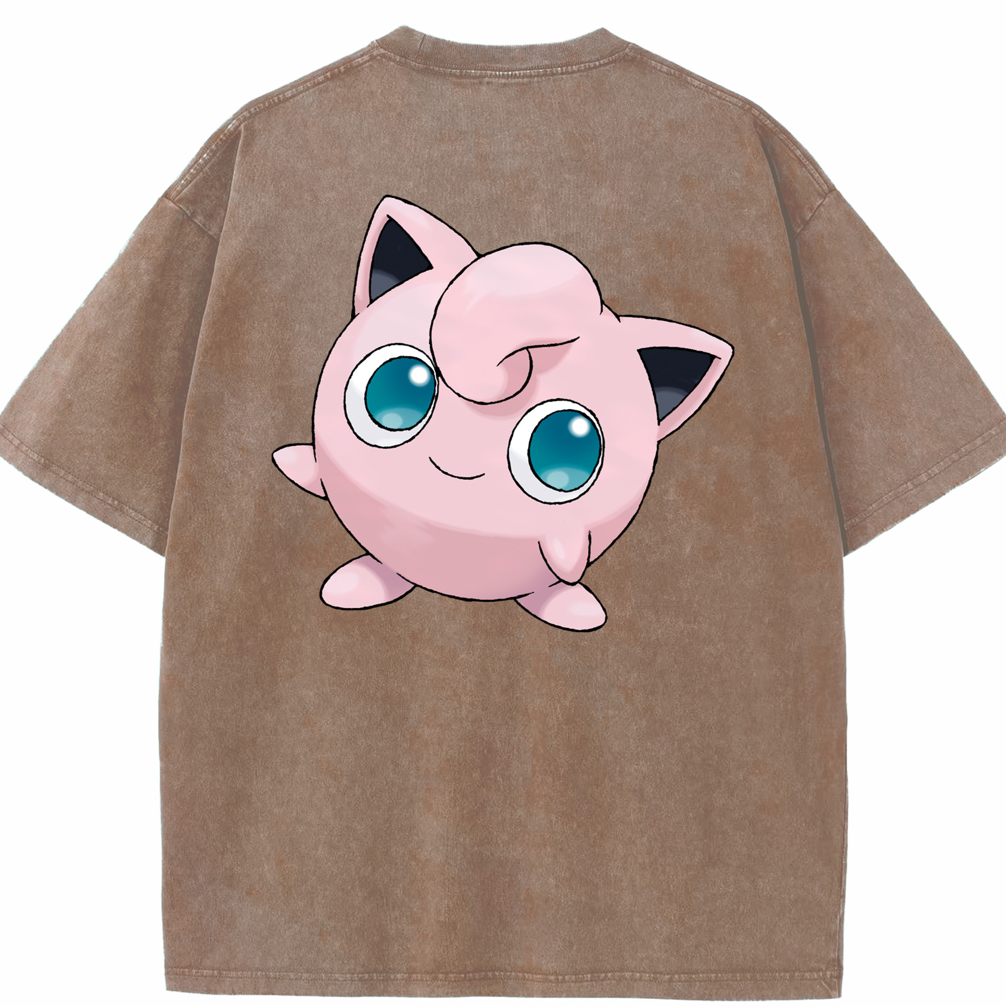（画像用） ポケットモンスター Pokémon 綿100% ヴィンテージ風 半袖Tシャツ（背面プリント）