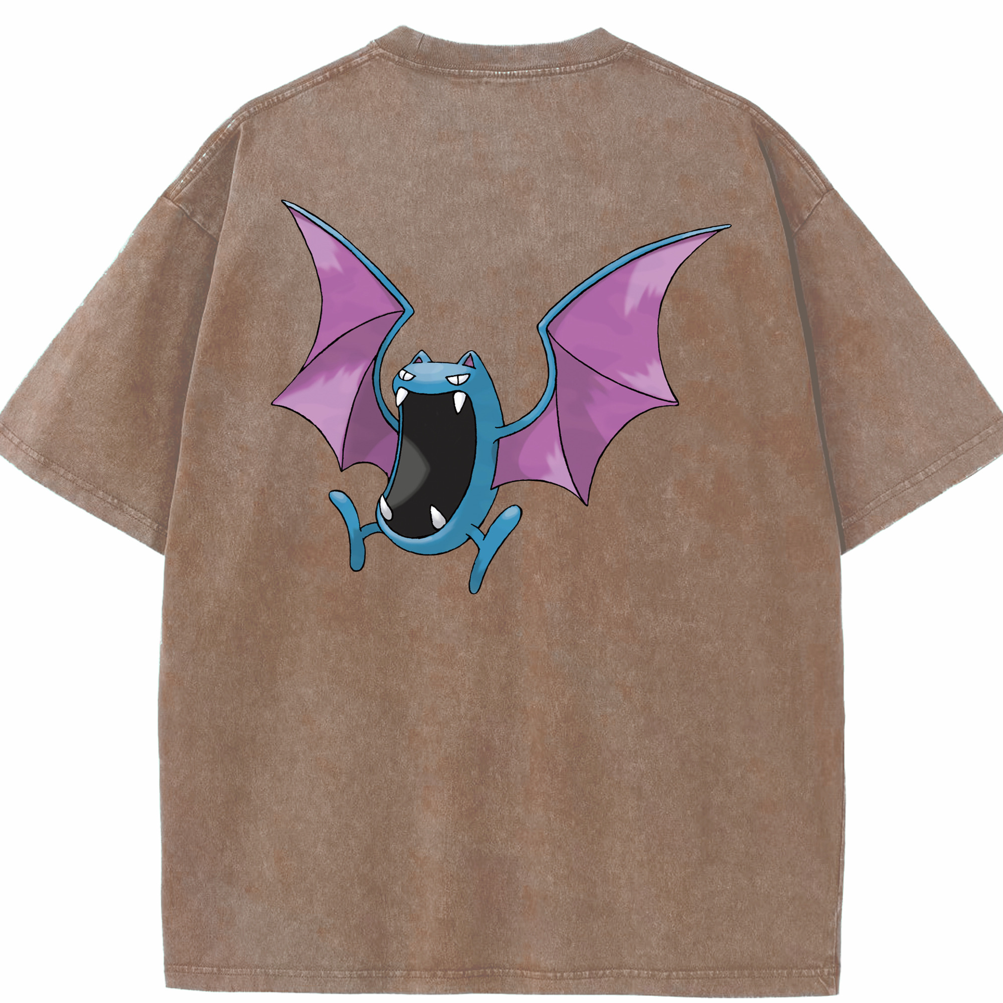 （画像用） ポケットモンスター Pokémon 綿100% ヴィンテージ風 半袖Tシャツ（背面プリント）