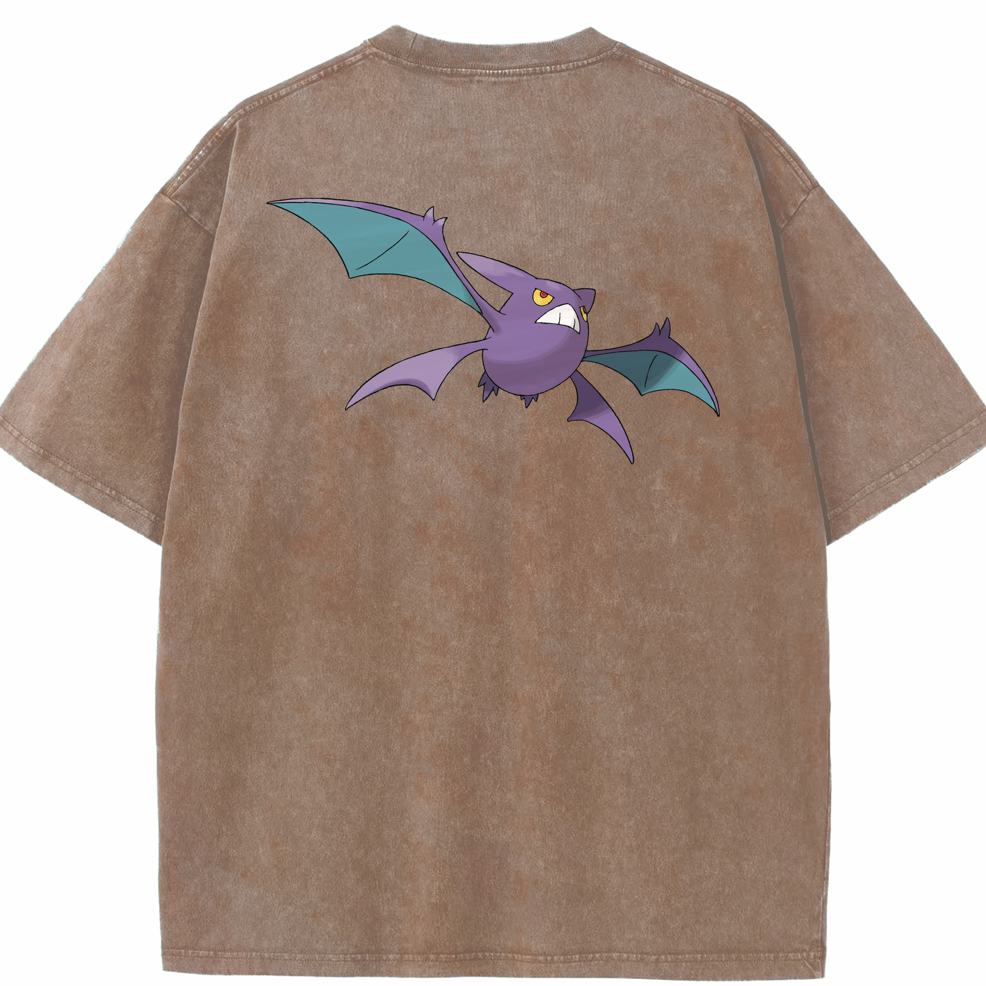 （画像用） ポケットモンスター Pokémon 綿100% ヴィンテージ風 半袖Tシャツ（背面プリント）