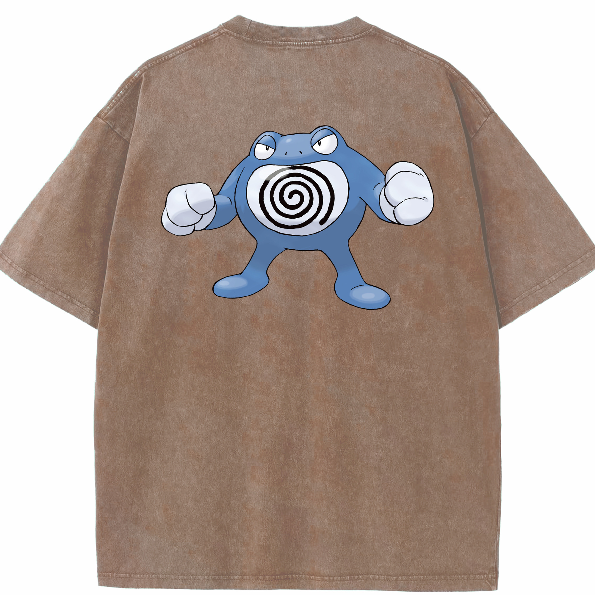 （画像用） ポケットモンスター Pokémon 綿100% ヴィンテージ風 半袖Tシャツ（背面プリント）