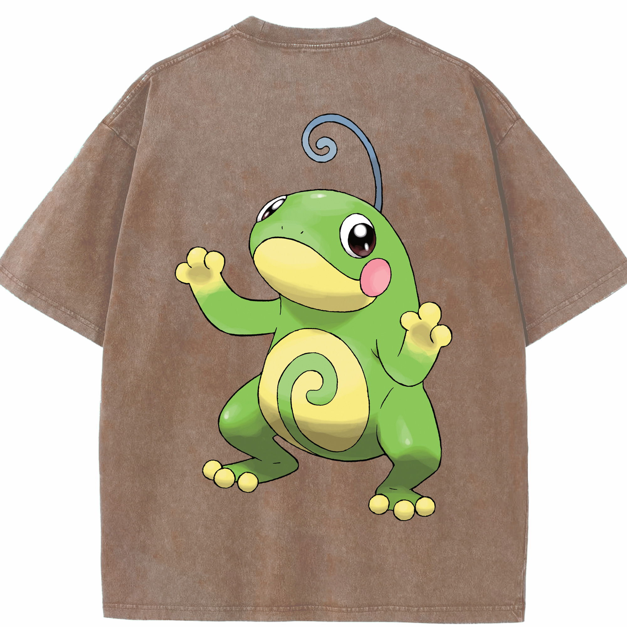 （画像用） ポケットモンスター Pokémon 綿100% ヴィンテージ風 半袖Tシャツ（背面プリント）