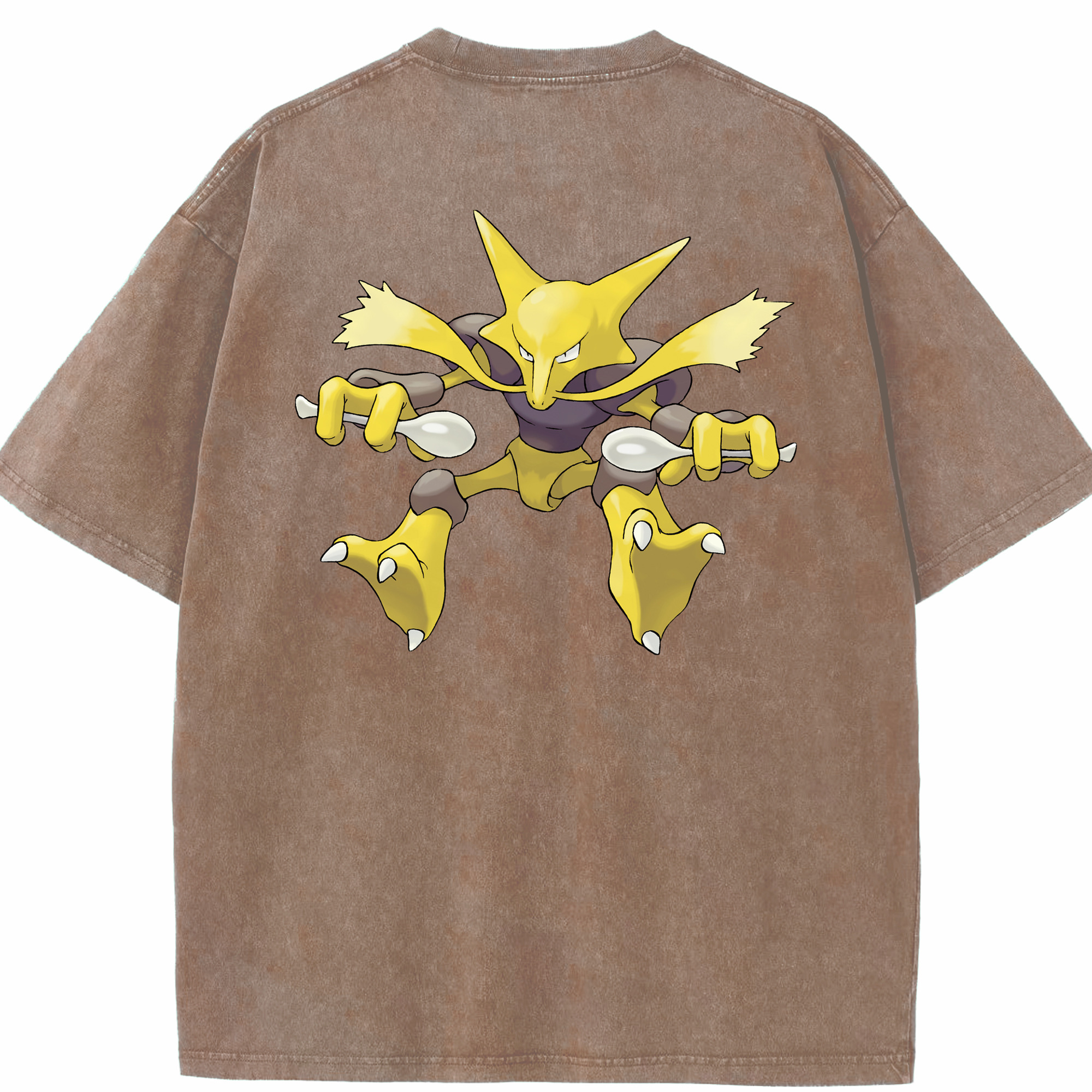 （画像用） ポケットモンスター Pokémon 綿100% ヴィンテージ風 半袖Tシャツ（背面プリント）