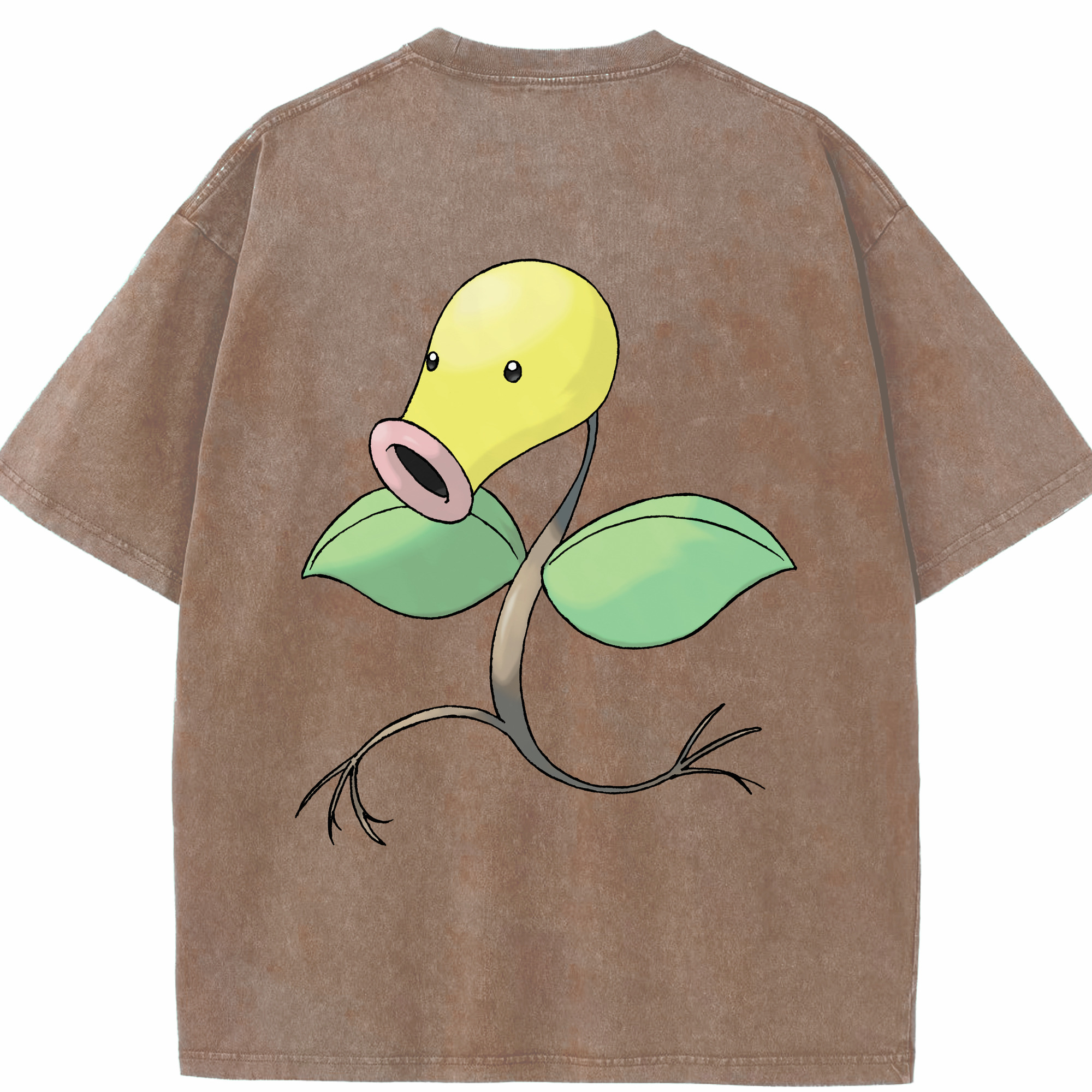 （画像用） ポケットモンスター Pokémon 綿100% ヴィンテージ風 半袖Tシャツ（背面プリント）